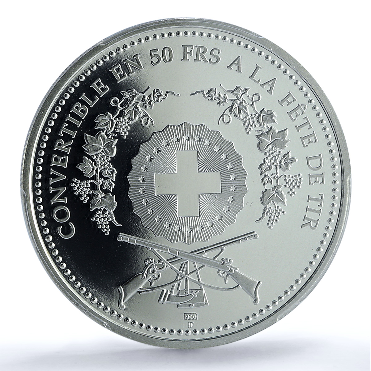 Switzerland 50 francs Biere Shooting Festival H-62 PR 69 PCGS silver coin 2000