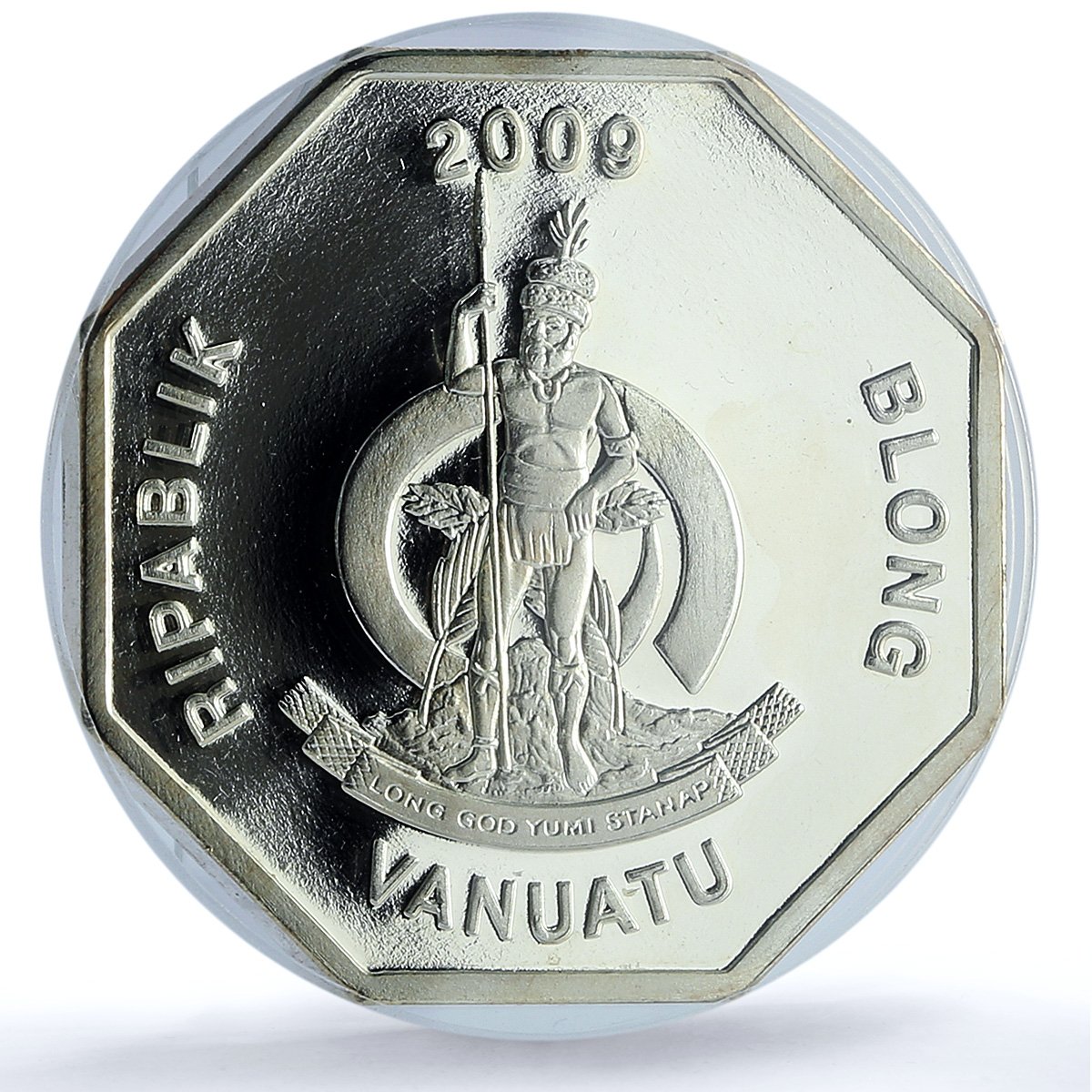 Vanuatu 200 vatu Reserve Bank Gilt KM-77 Building PR 69 PCGS CuNi coin 2009