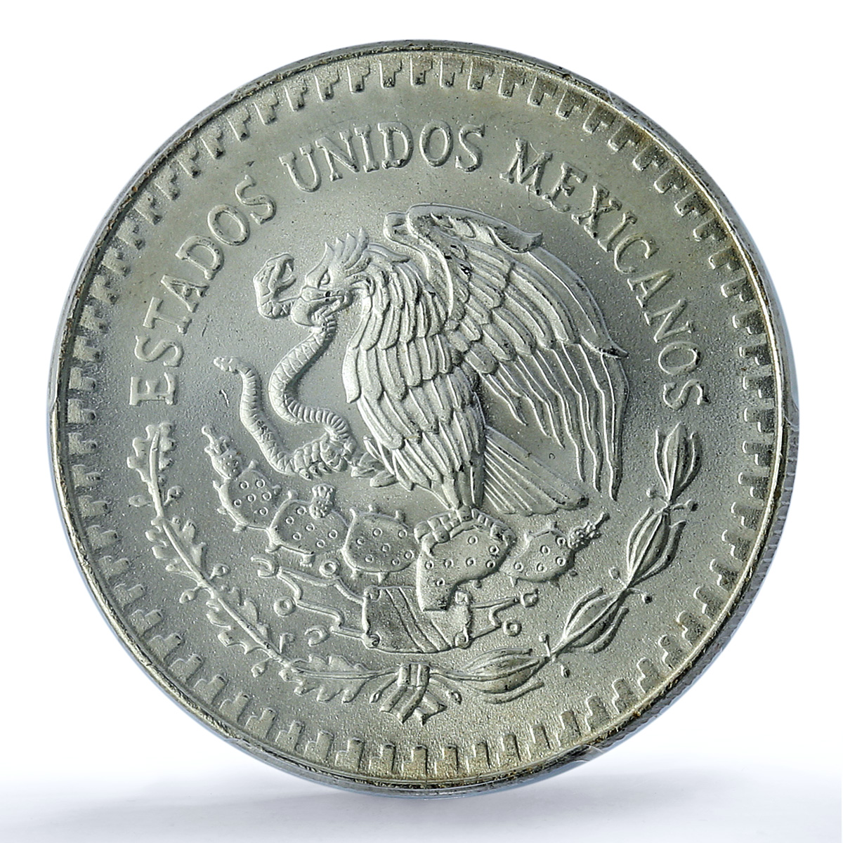 Mexico 1 onza Libertad Type 1 PLATA PURA KM-494.2 MS 68 PCGS silver coin 1991 Mexico 1 onza Libertad Type 1 PLATA PURA KM-494.2 MS 68 PCGS silver coin 1991