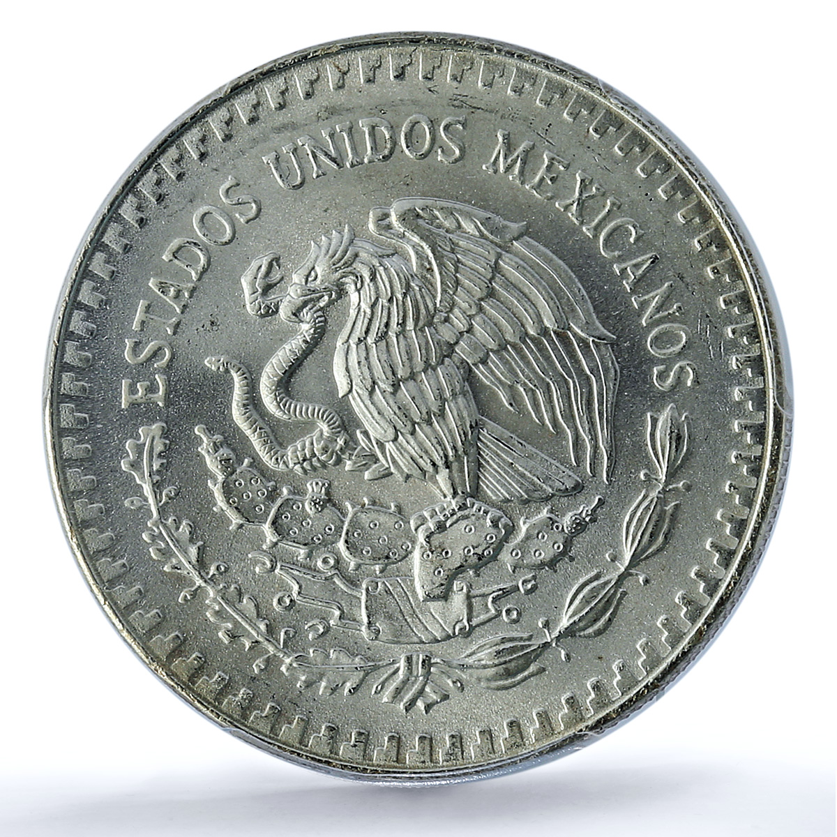Mexico 1 onza Libertad Type 1 PLATA PURA KM-494.2 MS 68 PCGS silver coin 1991 Mexico 1 onza Libertad Type 1 PLATA PURA KM-494.2 MS 68 PCGS silver coin 1991