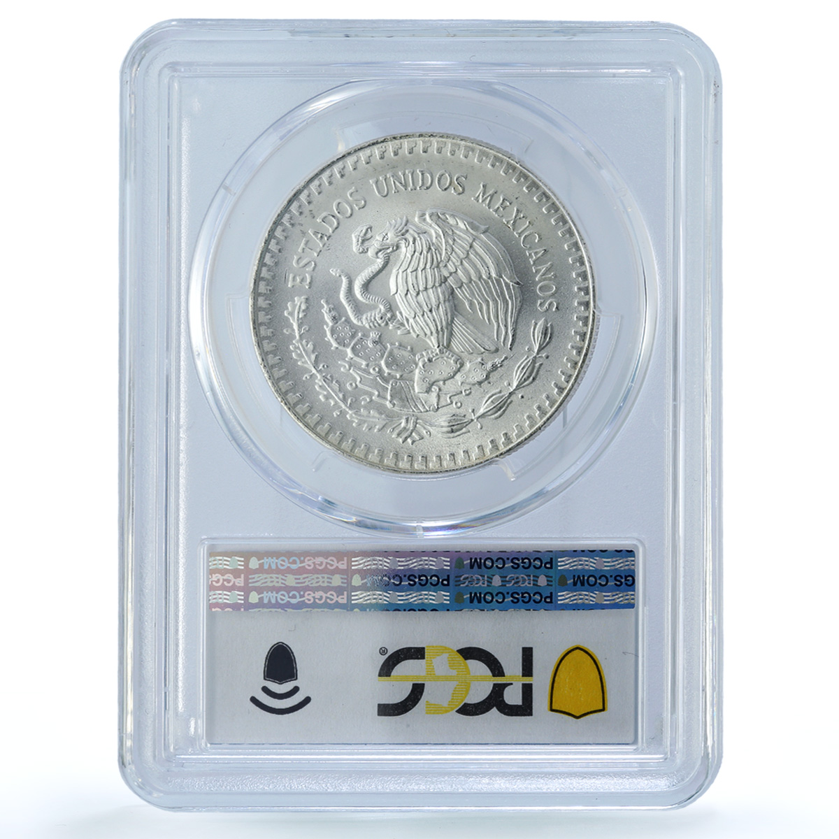 Mexico 1 onza Libertad Type 1 PLATA PURA KM-494.2 UNC PCGS silver coin 1991 Mexico 1 onza Libertad Type 1 PLATA PURA KM-494.2 UNC PCGS silver coin 1991
