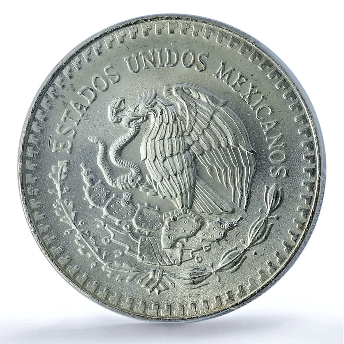 Mexico 1 onza Libertad Type 1 PLATA PURA KM-494.2 UNC PCGS silver coin 1991 Mexico 1 onza Libertad Type 1 PLATA PURA KM-494.2 UNC PCGS silver coin 1991