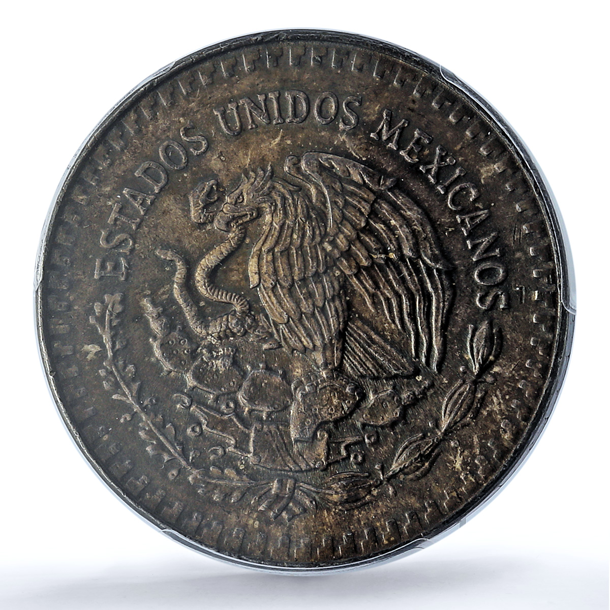 Mexico 1 onza Libertad Angel of Independence KM-494.1 MS64 PCGS silver coin 1986 Mexico 1 onza Libertad Angel of Independence KM-494.1 MS64 PCGS silver coin 1986