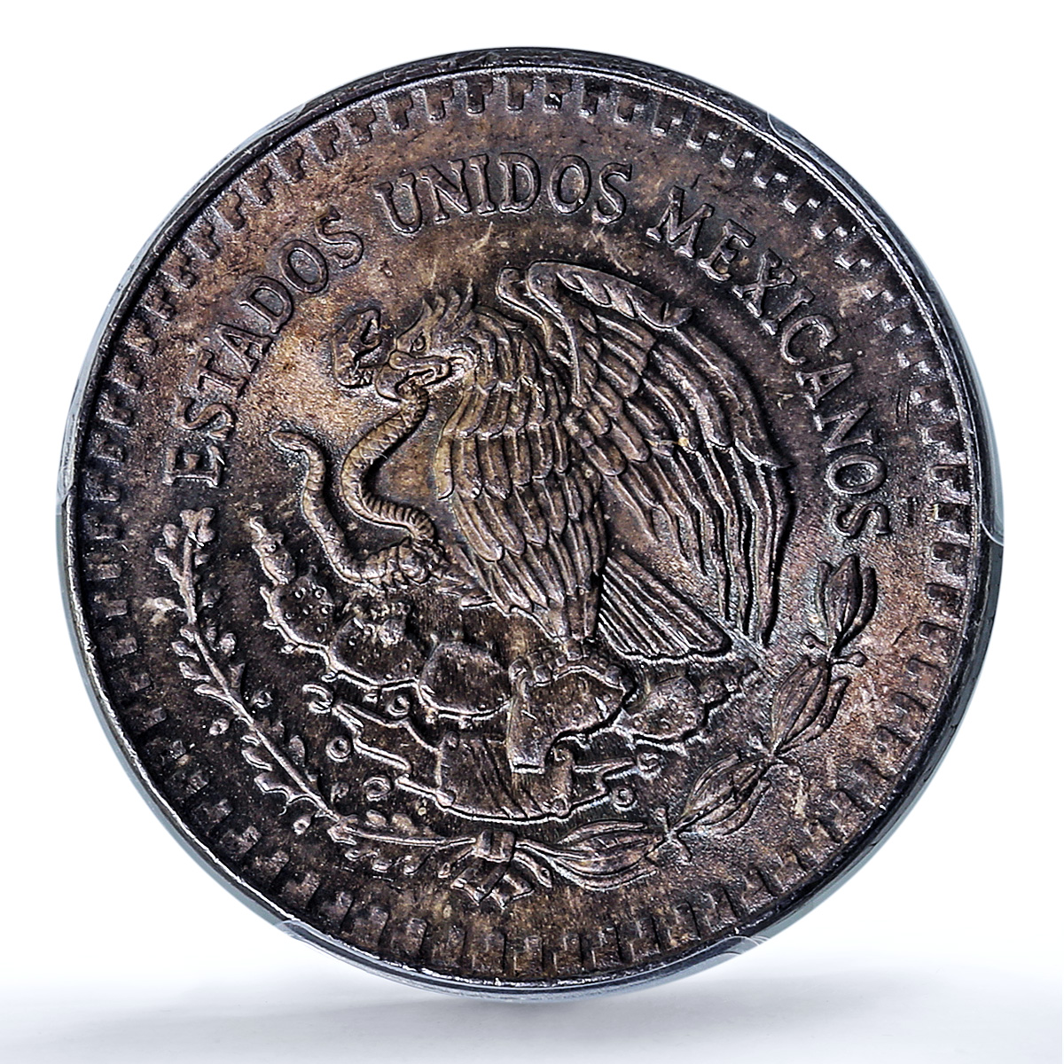 Mexico 1 onza Libertad Angel of Independence KM-494.1 MS64 PCGS silver coin 1986 Mexico 1 onza Libertad Angel of Independence KM-494.1 MS64 PCGS silver coin 1986