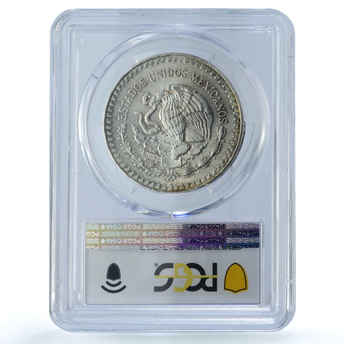Mexico 1 onza Libertad Type 1 PLATA PURA KM-494.1 UNC PCGS silver coin 1987 Mexico 1 onza Libertad Type 1 PLATA PURA KM-494.1 UNC PCGS silver coin 1987