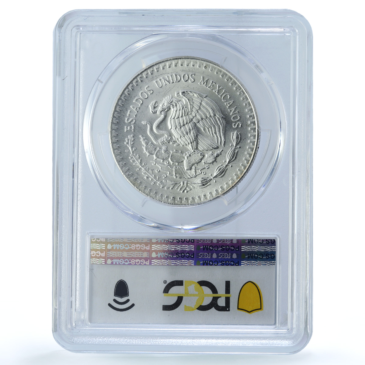 Mexico 1 onza Libertad Angel of Independence KM-494.2 MS66 PCGS silver coin 1990 Mexico 1 onza Libertad Angel of Independence KM-494.2 MS66 PCGS silver coin 1990