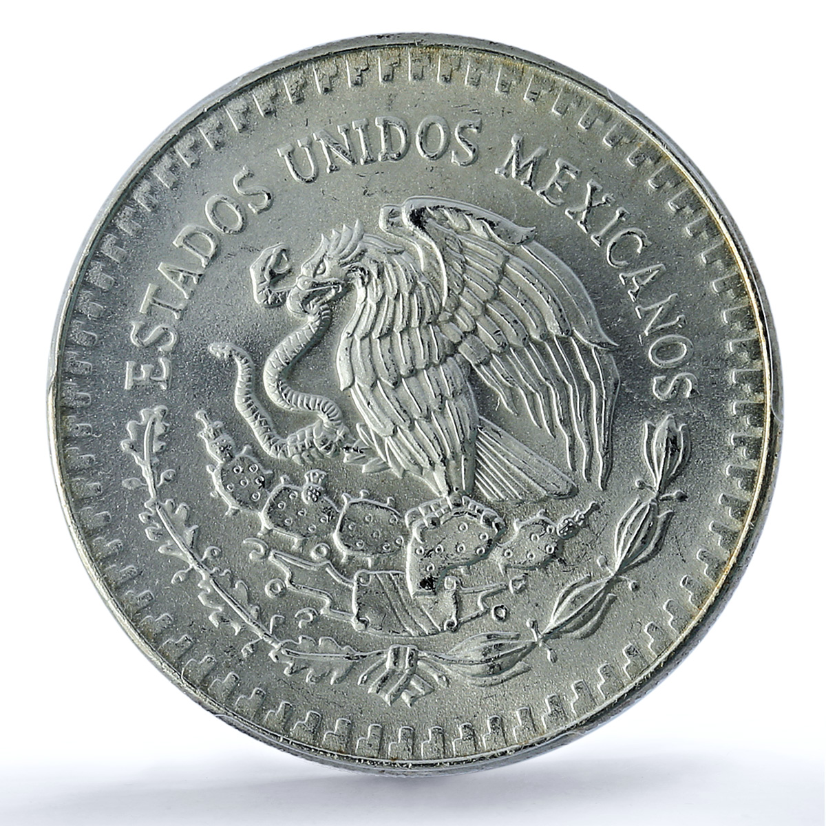 Mexico 1 onza Libertad Angel of Independence KM-494.2 MS65 PCGS silver coin 1990