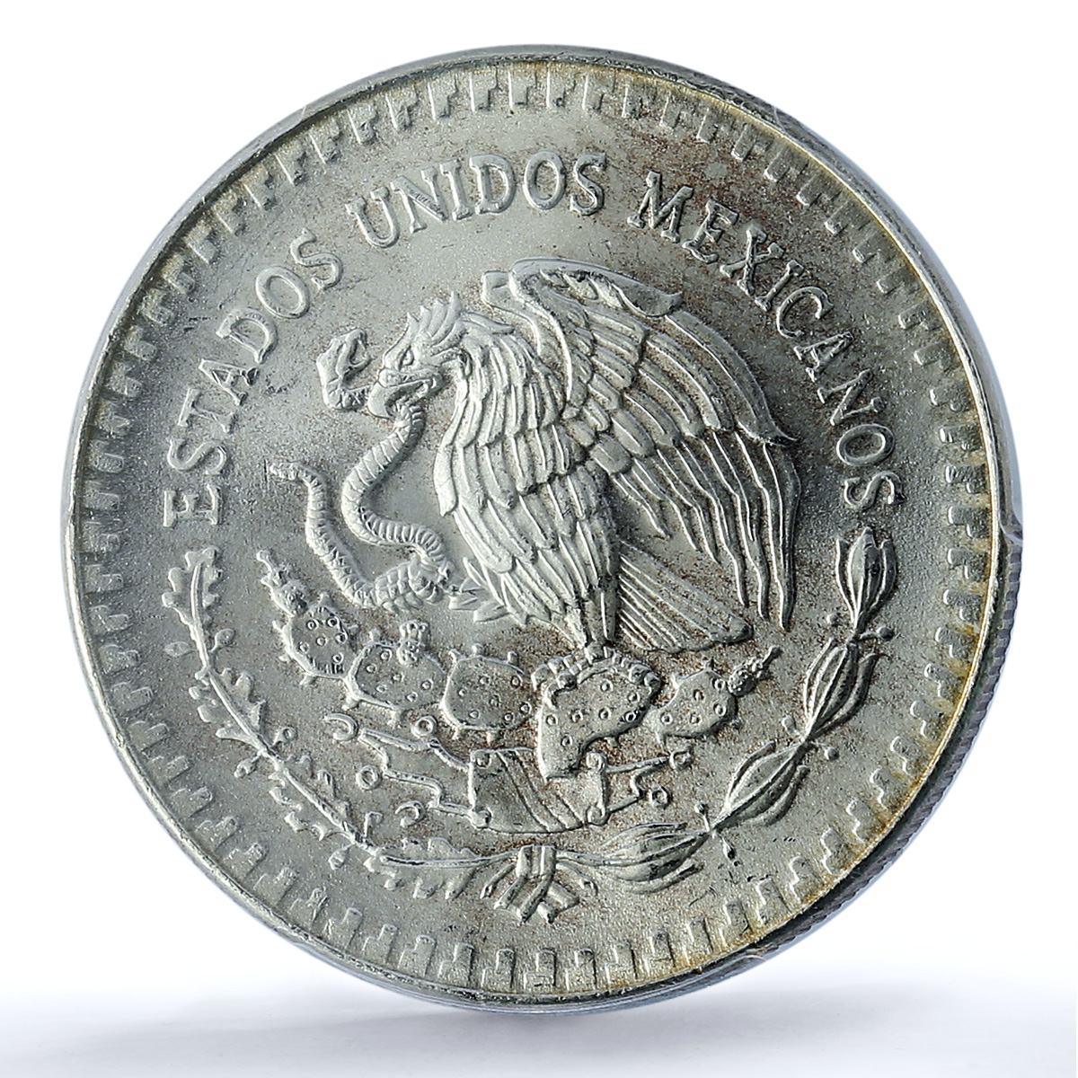 Mexico 1 onza Libertad Angel of Independence KM-494.2 MS66 PCGS silver coin 1990 Mexico 1 onza Libertad Angel of Independence KM-494.2 MS66 PCGS silver coin 1990
