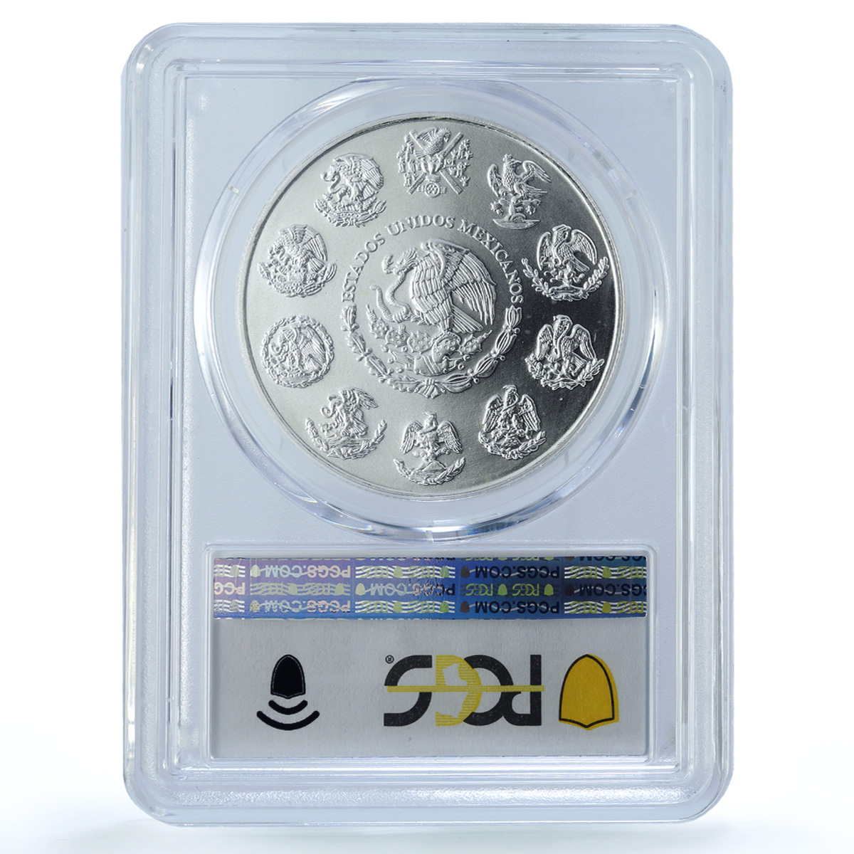 Mexico 1 onza Libertad Angel of Independence KM-639 MS 67 PCGS silver coin 2002 Mexico 1 onza Libertad Angel of Independence KM-639 MS 67 PCGS silver coin 2002