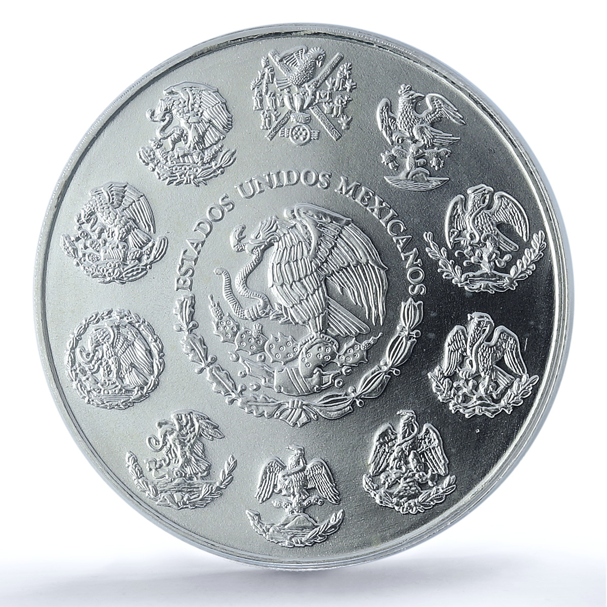 Mexico 1 onza Libertad Angel of Independence KM-639 MS 67 PCGS silver coin 2002 Mexico 1 onza Libertad Angel of Independence KM-639 MS 67 PCGS silver coin 2002