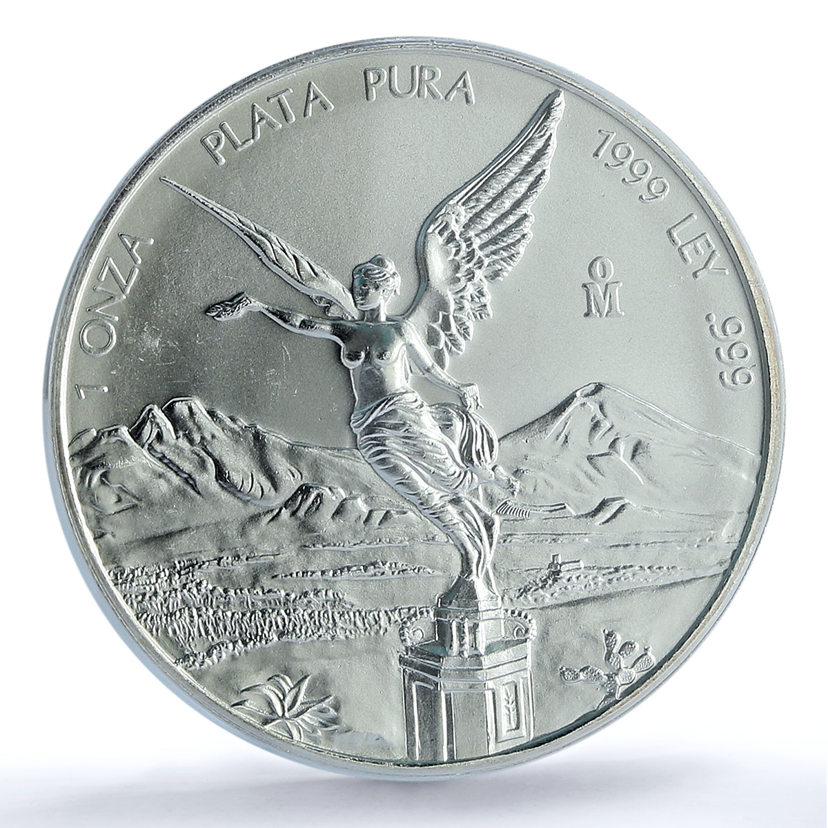 Mexico 1 onza Libertad Angel of Independence KM-613 MS 68 PCGS silver coin 1999 Mexico 1 onza Libertad Angel of Independence KM-613 MS 68 PCGS silver coin 1999
