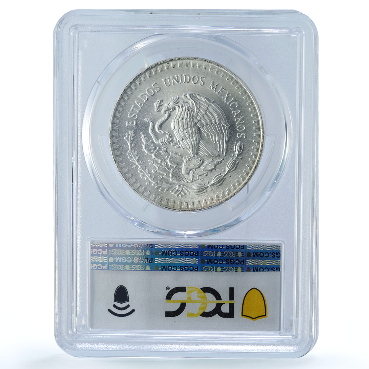 Mexico 1 onza Libertad Type 1 PLATA PURA KM-494.2 MS 69 PCGS silver coin 1991 Mexico 1 onza Libertad Type 1 PLATA PURA KM-494.2 MS 69 PCGS silver coin 1991