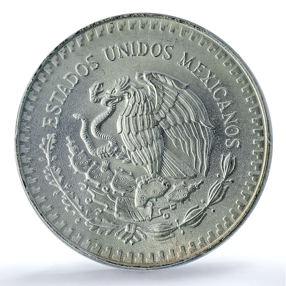 Mexico 1 onza Libertad Type 1 PLATA PURA KM-494.2 MS 69 PCGS silver coin 1991 Mexico 1 onza Libertad Type 1 PLATA PURA KM-494.2 MS 69 PCGS silver coin 1991