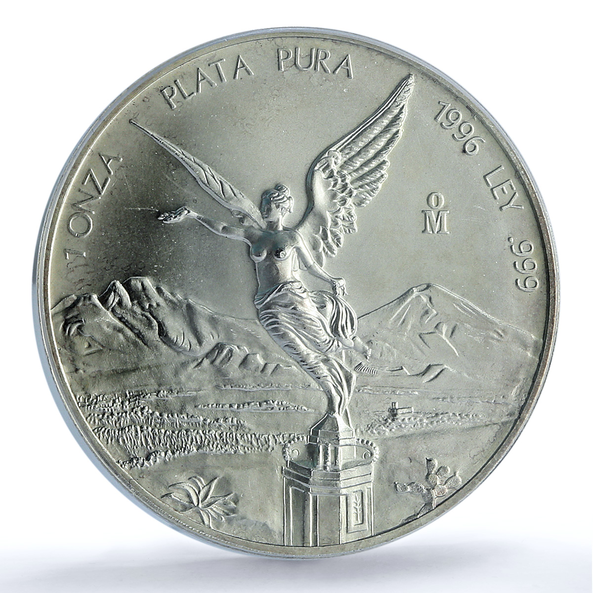 Mexico 1 onza Libertad Angel of Independence KM-613 MS 68 PCGS silver coin 1996 Mexico 1 onza Libertad Angel of Independence KM-613 MS 68 PCGS silver coin 1996