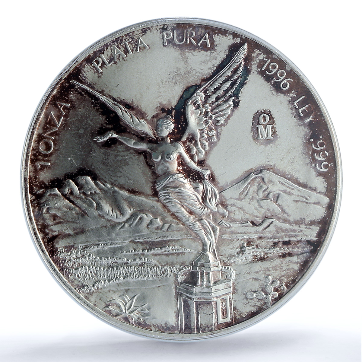 Mexico 1 onza Libertad Angel of Independence KM-613 MS 67 PCGS silver coin 1996 Mexico 1 onza Libertad Angel of Independence KM-613 MS 67 PCGS silver coin 1996