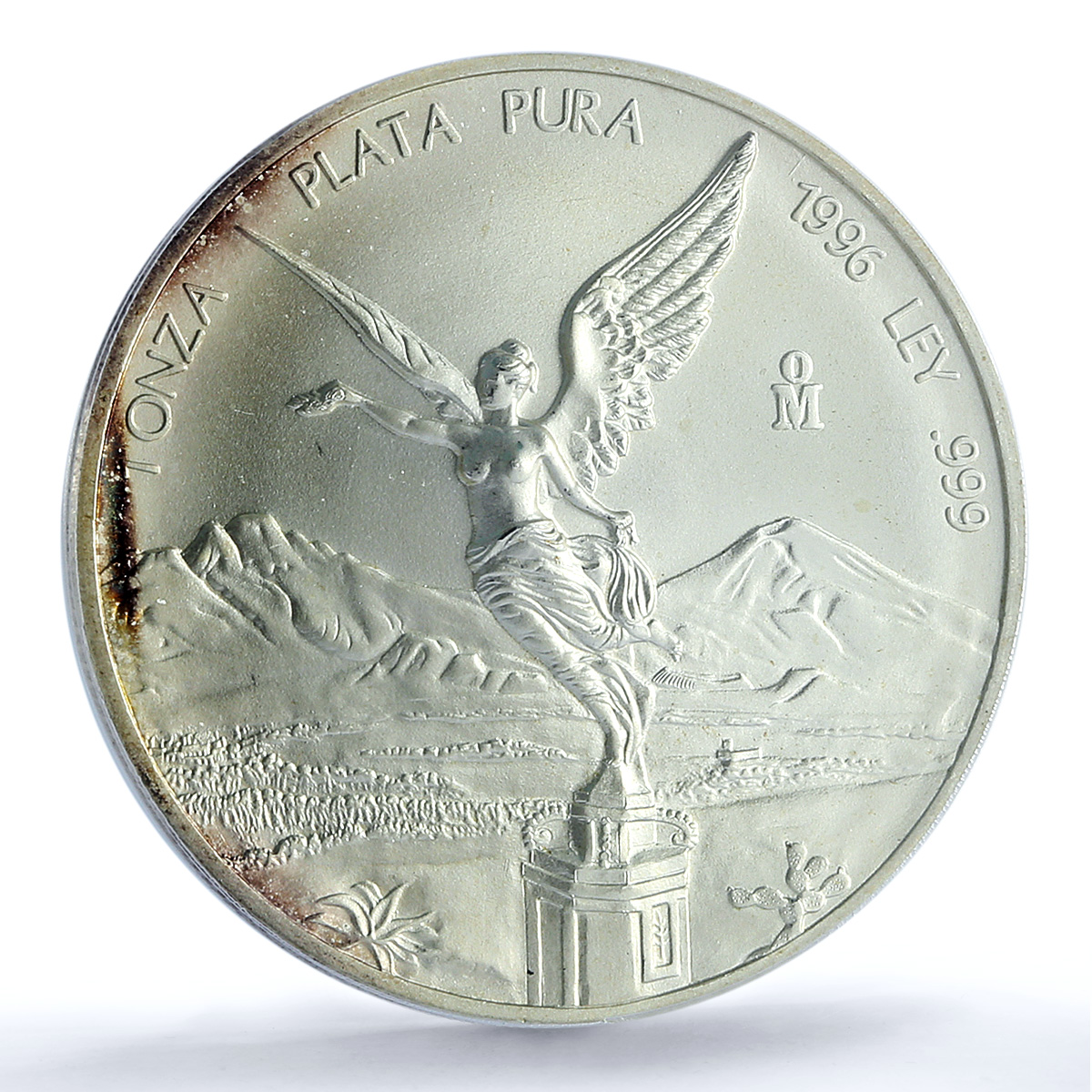 Mexico 1 onza Libertad Angel of Independence KM-613 MS 68 PCGS silver coin 1996 Mexico 1 onza Libertad Angel of Independence KM-613 MS 68 PCGS silver coin 1996