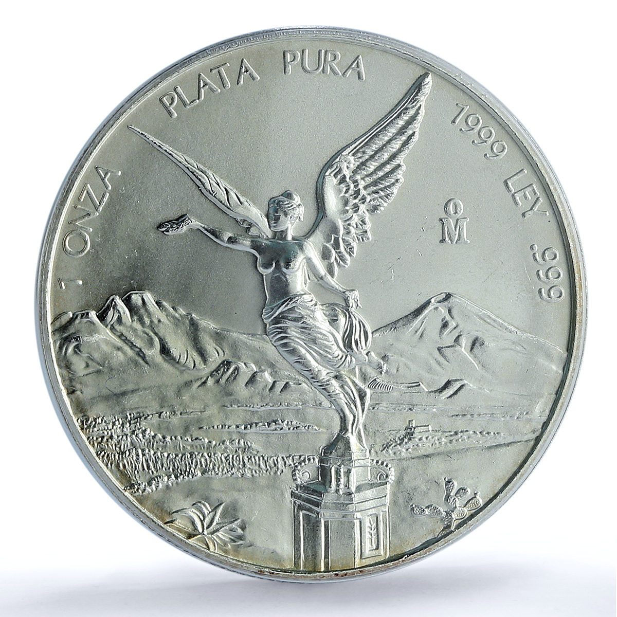 Mexico 1 onza Libertad Angel of Independence KM-613 MS 66 PCGS silver coin 1999 Mexico 1 onza Libertad Angel of Independence KM-613 MS 66 PCGS silver coin 1999