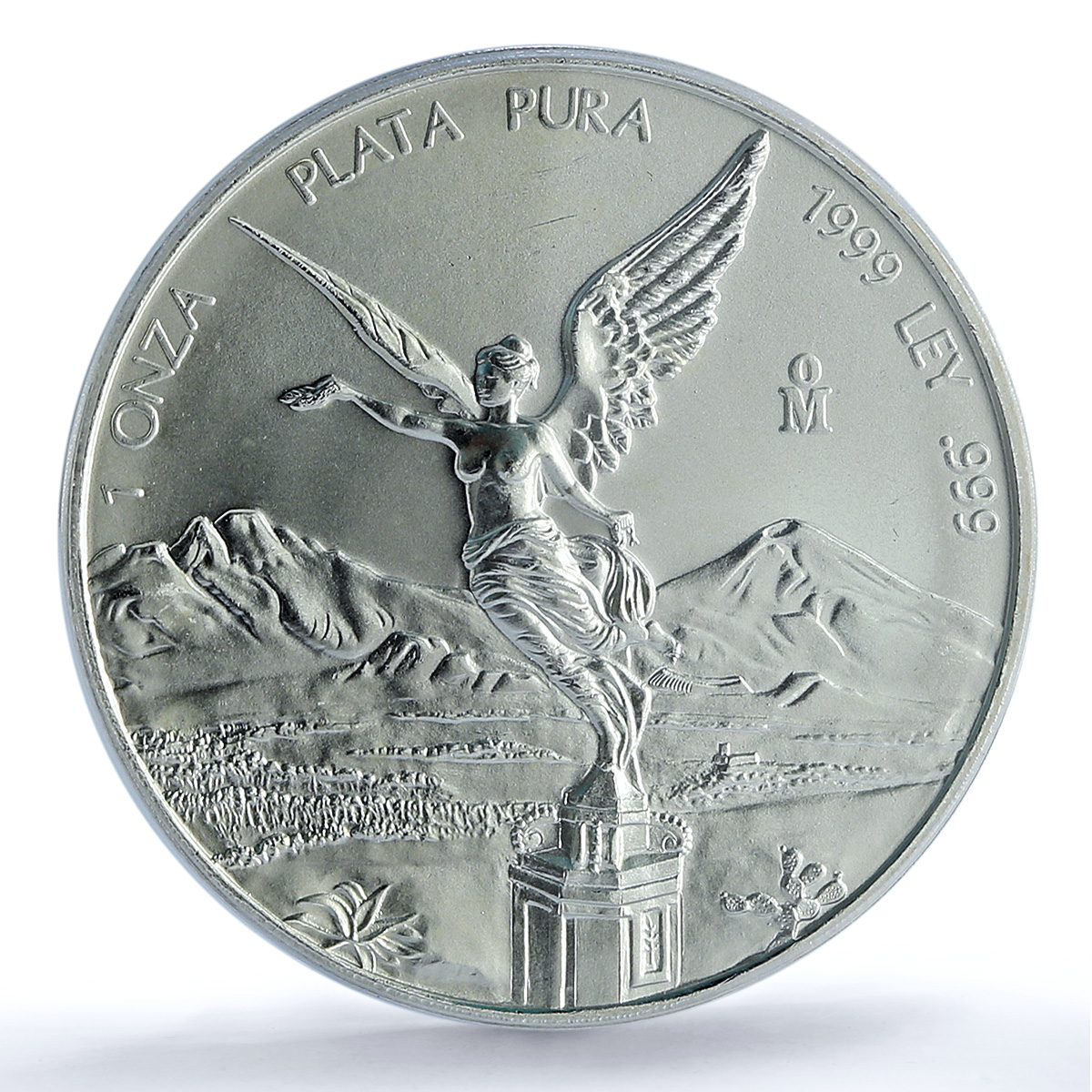 Mexico 1 onza Libertad Angel of Independence KM-613 MS 67 PCGS silver coin 1999