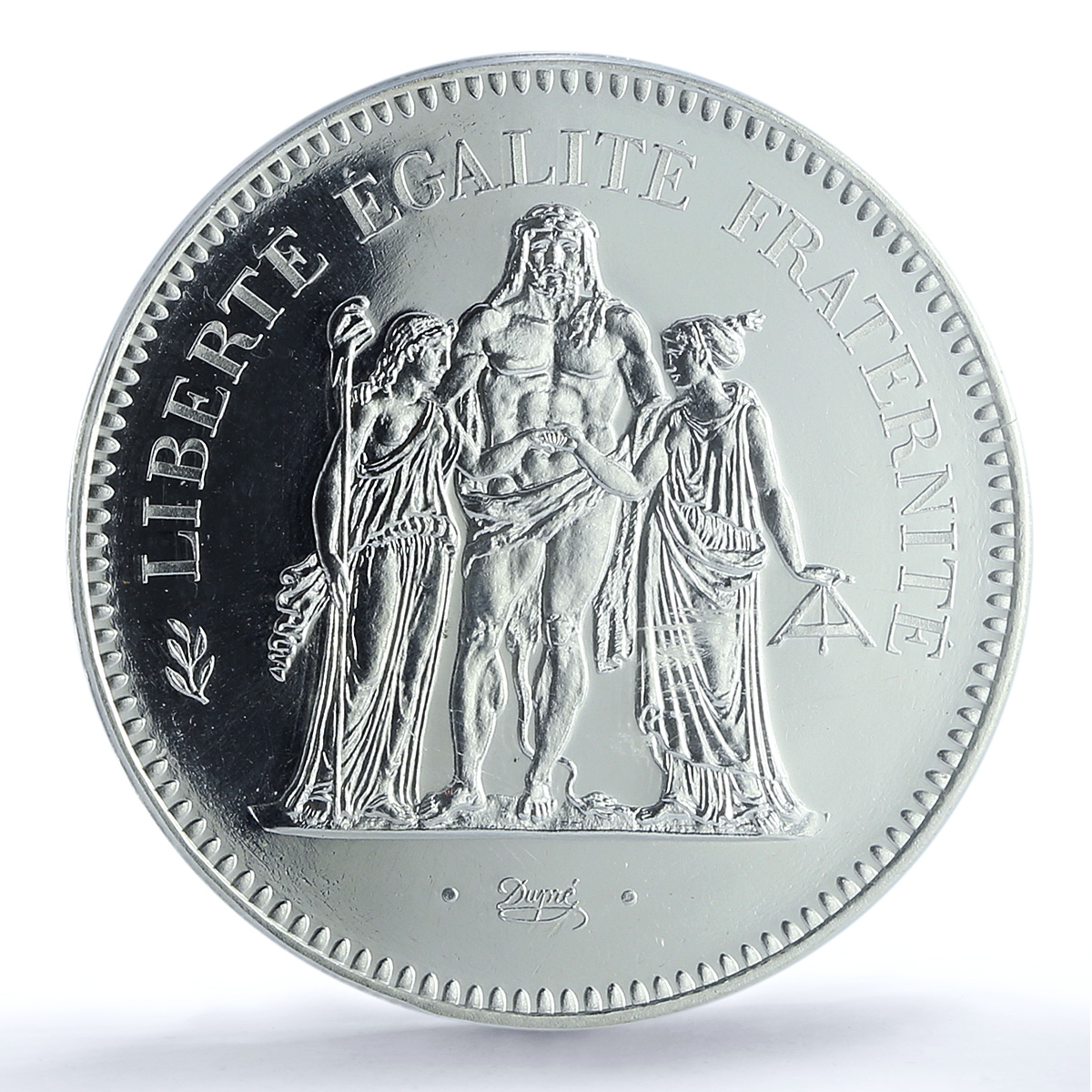 France 50 francs Hercules KM-941.1 Gad-882 F-427 MS 67 PCGS silver coin 1974 France 50 francs Hercules KM-941.1 Gad-882 F-427 MS 67 PCGS silver coin 1974