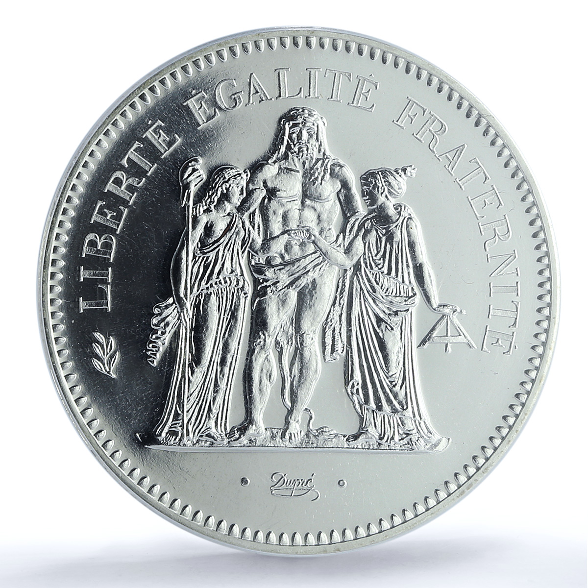 France 50 francs Hercules Gad-882 F-427 KM-941 MS 67 PCGS silver coin 1977 France 50 francs Hercules Gad-882 F-427 KM-941 MS 67 PCGS silver coin 1977