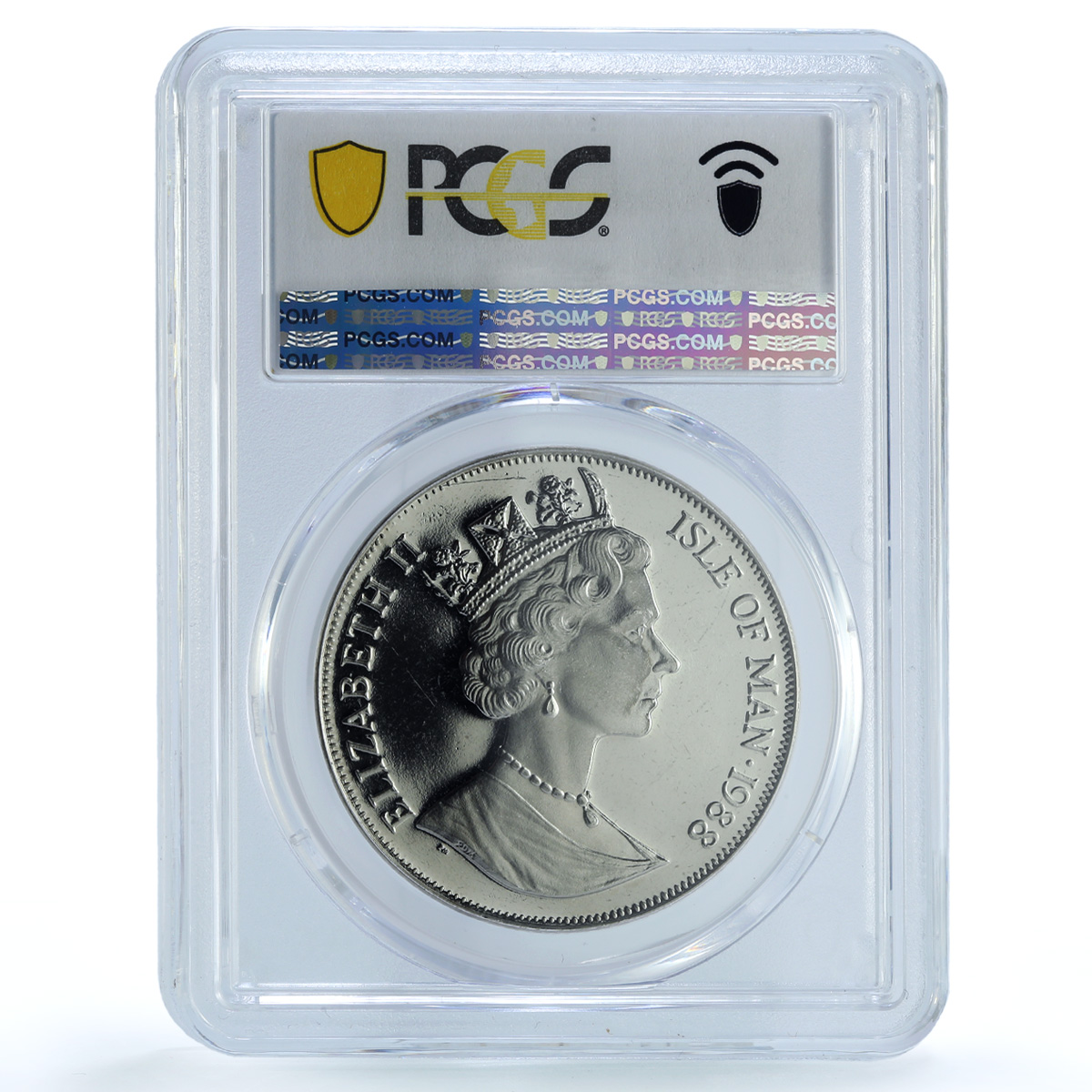 Isle of Man 1 crown Manx Cat KM-245 Cat Crowns MS 65 PCGS CuNi coin 1988 Isle of Man 1 crown Manx Cat KM-245 Cat Crowns MS 65 PCGS CuNi coin 1988