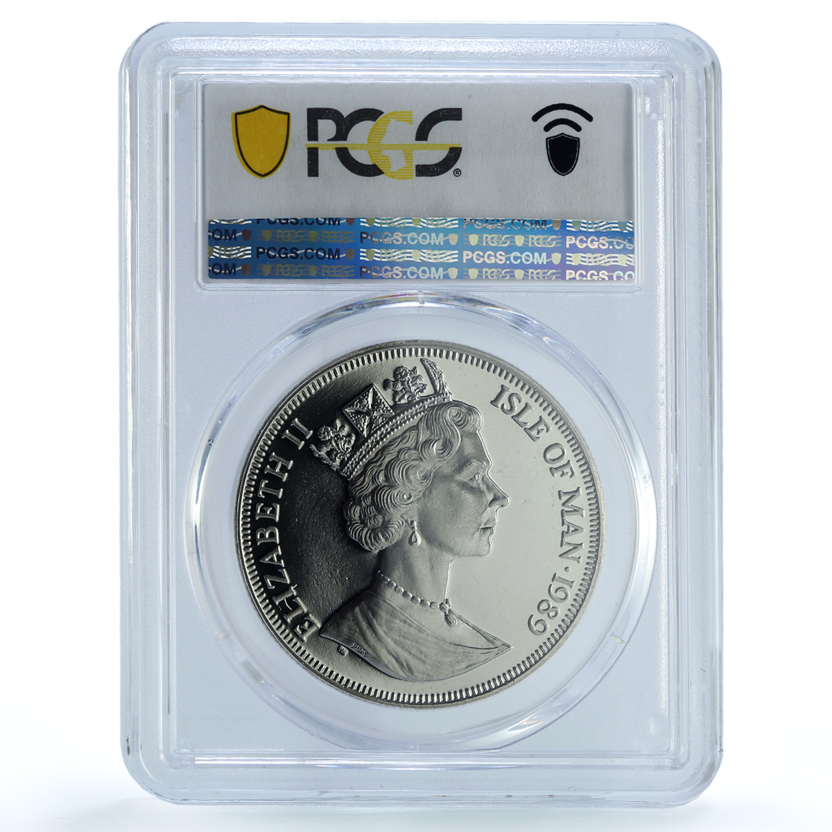 Isle of Man 1 crown Persian Cat KM-250 Cat Crowns MS 66 PCGS CuNi coin 1989 Isle of Man 1 crown Persian Cat KM-250 Cat Crowns MS 66 PCGS CuNi coin 1989