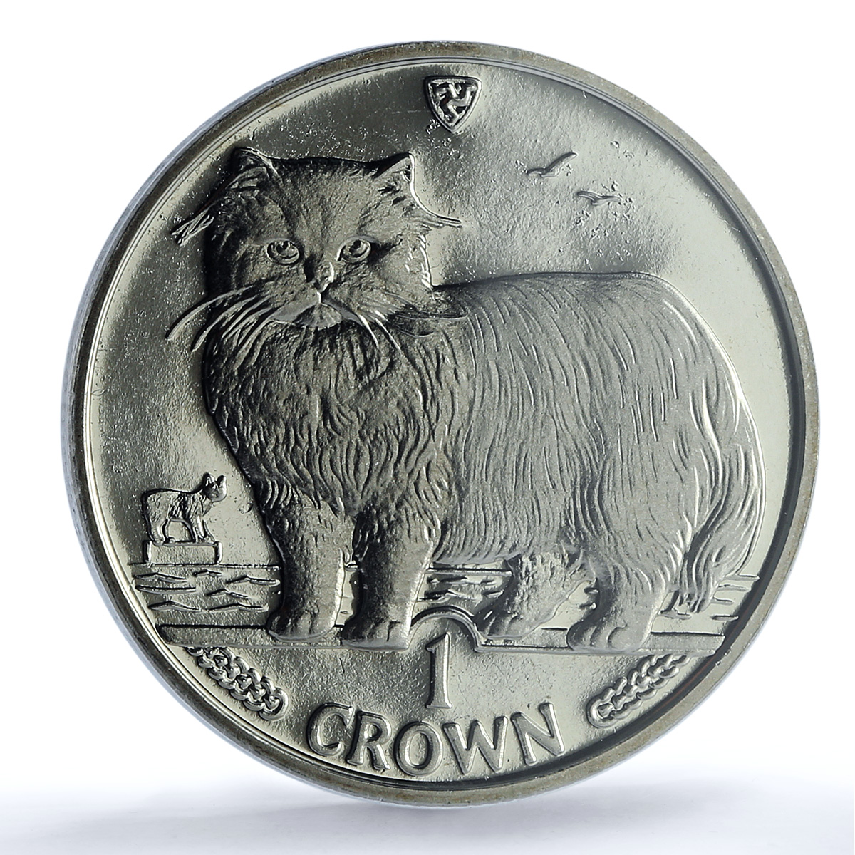 Isle of Man 1 crown Persian Cat KM-250 Cat Crowns MS 66 PCGS CuNi coin 1989 Isle of Man 1 crown Persian Cat KM-250 Cat Crowns MS 66 PCGS CuNi coin 1989