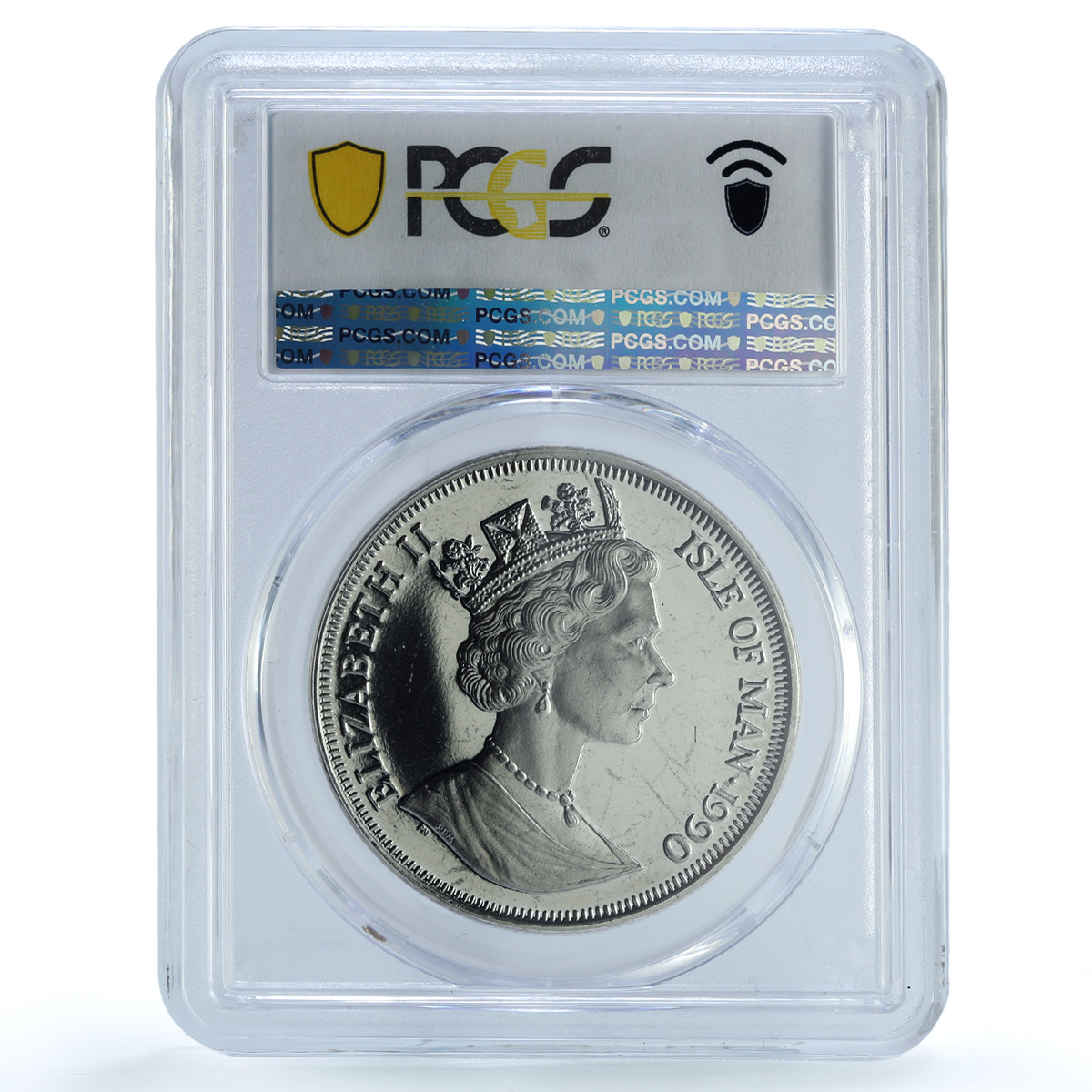 Isle of Man 1 crown New York Alley KM-275 Cat Crowns MS 65 PCGS CuNi coin 1990 Isle of Man 1 crown New York Alley KM-275 Cat Crowns MS 65 PCGS CuNi coin 1990