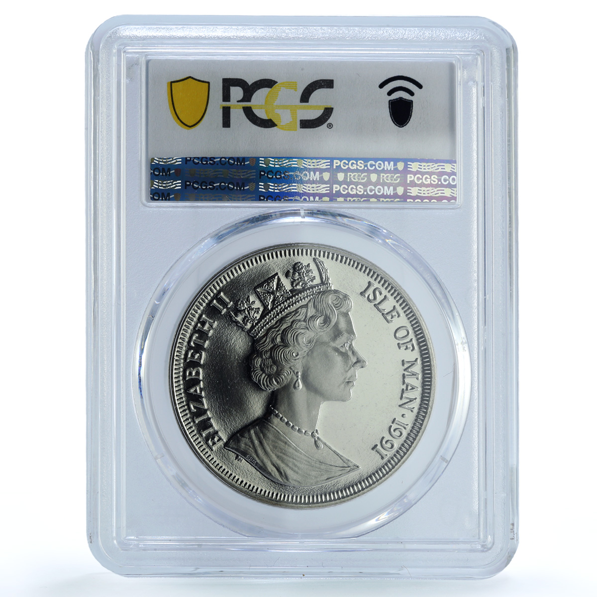 Isle of Man 1 crown Norwegian Forest KM-292 Cat Crowns MS 66 PCGS CuNi coin 1991 Isle of Man 1 crown Norwegian Forest KM-292 Cat Crowns MS 66 PCGS CuNi coin 1991