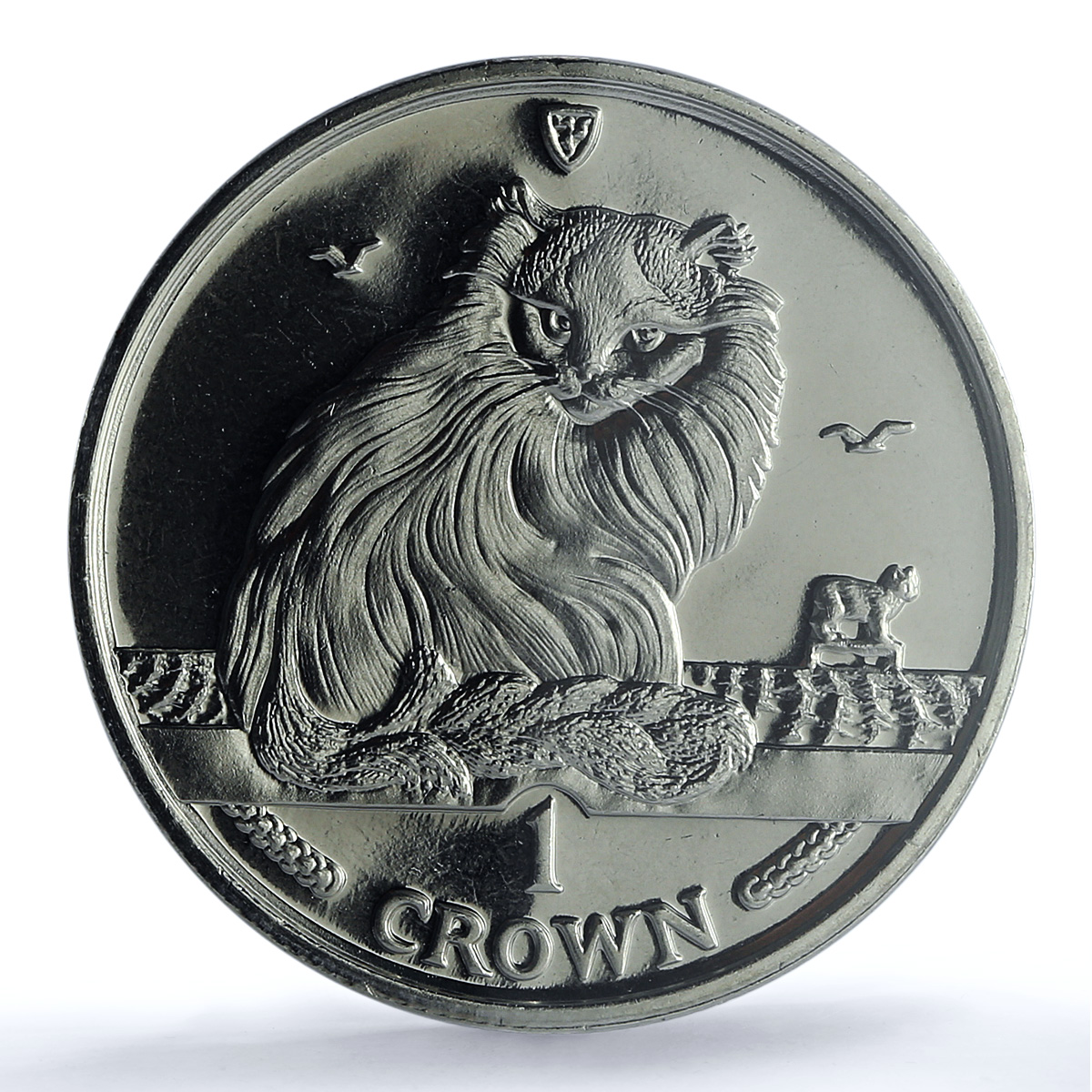 Isle of Man 1 crown Turkish Cat KM-446 Cat Crowns MS 66 PCGS CuNi coin 1995 Isle of Man 1 crown Turkish Cat KM-446 Cat Crowns MS 66 PCGS CuNi coin 1995