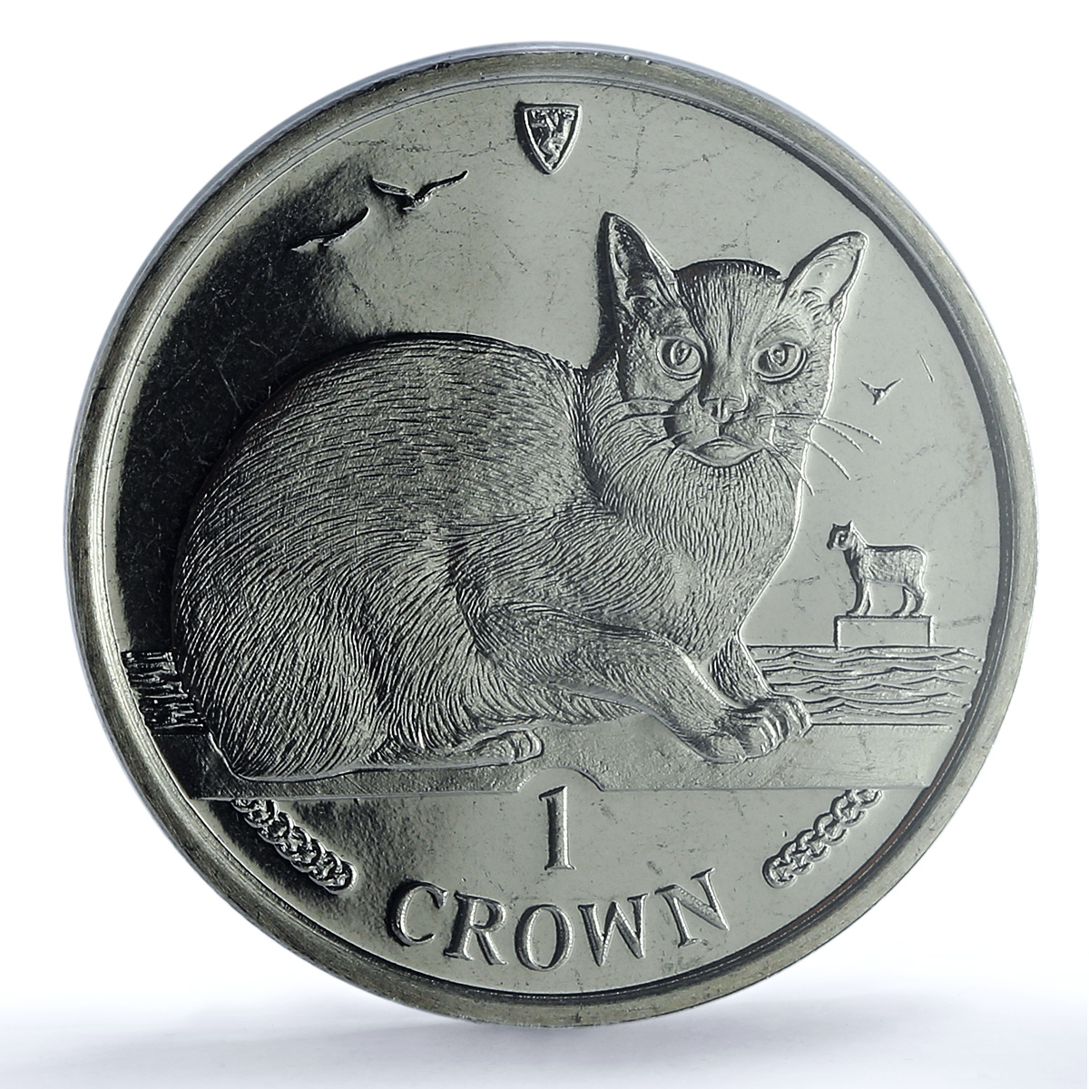 Isle of Man 1 crown Burmese Cat KM-621 Cat Crowns MS 65 PCGS CuNi coin 1996 Isle of Man 1 crown Burmese Cat KM-621 Cat Crowns MS 65 PCGS CuNi coin 1996