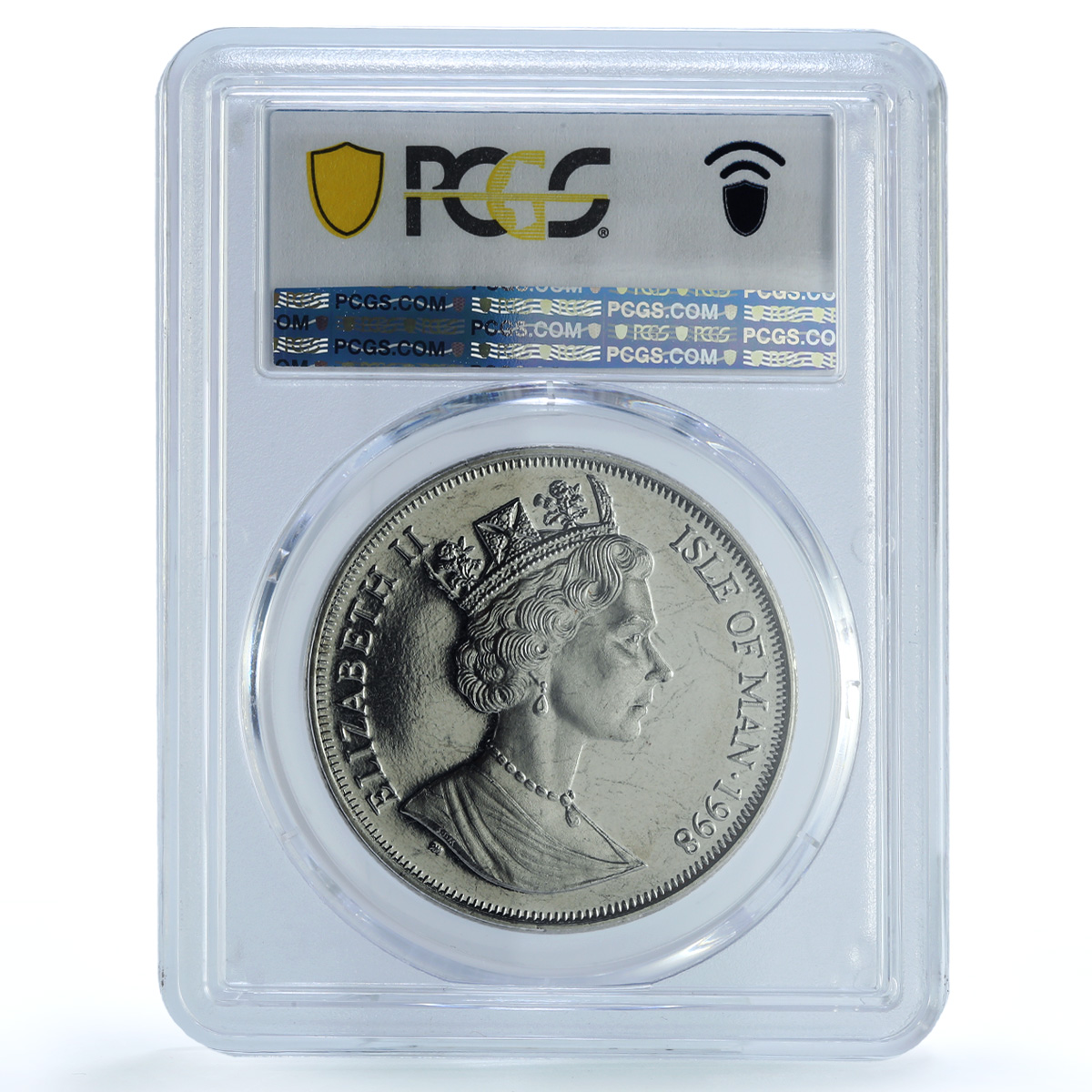 Isle of Man 1 crown Birman Cat KM-857 Cat Crowns MS 66 PCGS CuNi coin 1998