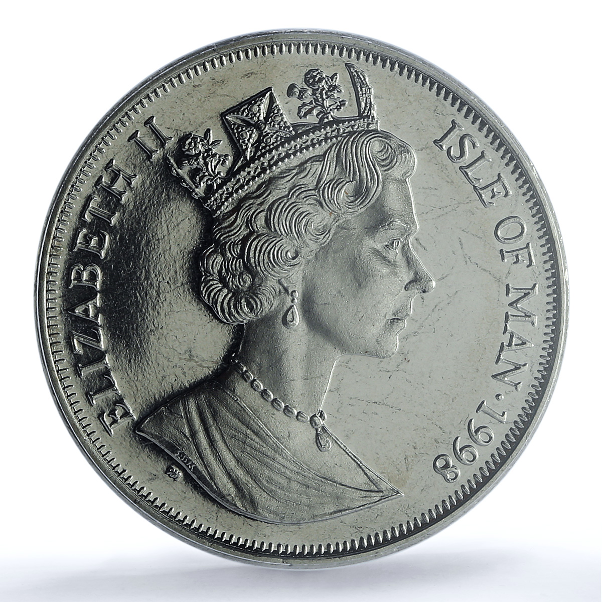 Isle of Man 1 crown Birman Cat KM-857 Cat Crowns MS 66 PCGS CuNi coin 1998