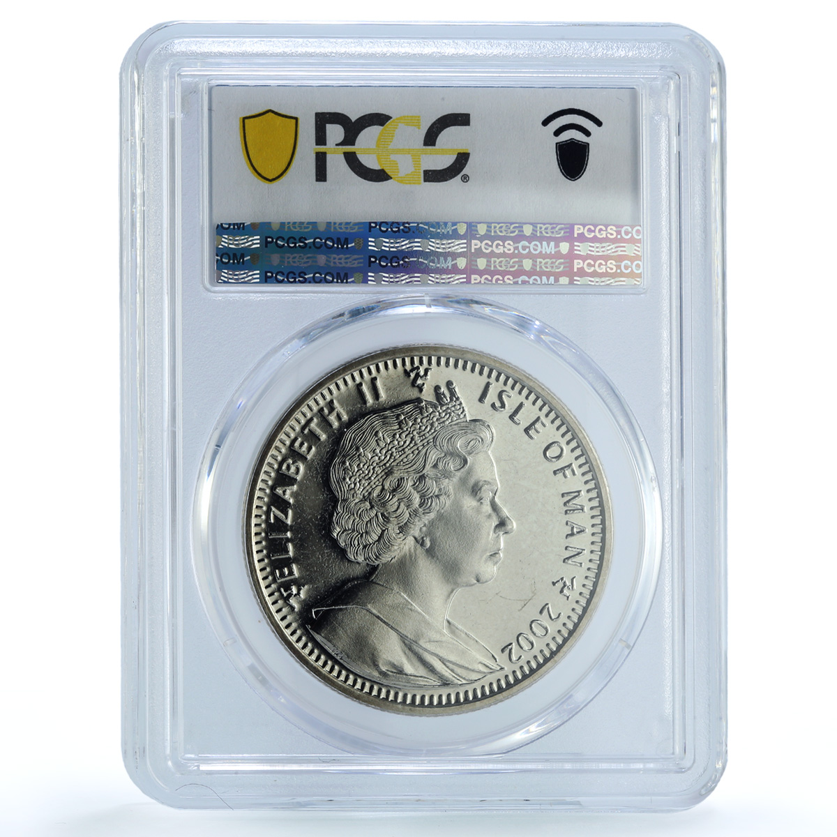 Isle of Man 1 crown Bengal Cat KM-1111 Cat Crowns MS 65 PCGS CuNi coin 2002