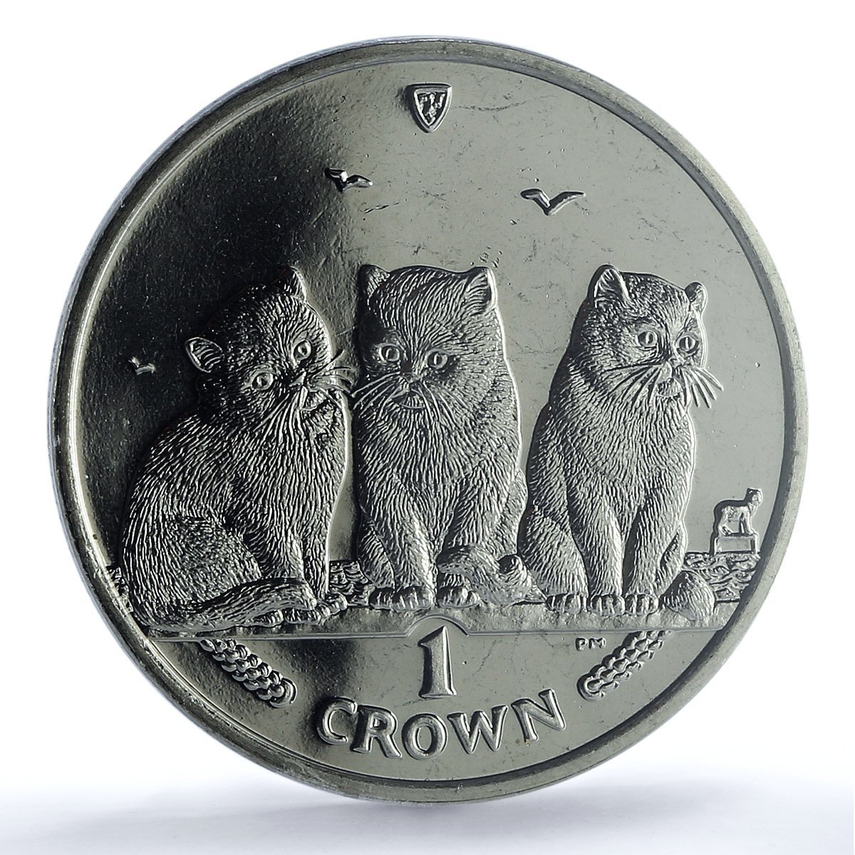 Isle of Man 1 crown Exotic Shorthair KM-1290 Cat Crowns MS 66 PCGS Ni coin 2006 Isle of Man 1 crown Exotic Shorthair KM-1290 Cat Crowns MS 66 PCGS Ni coin 2006