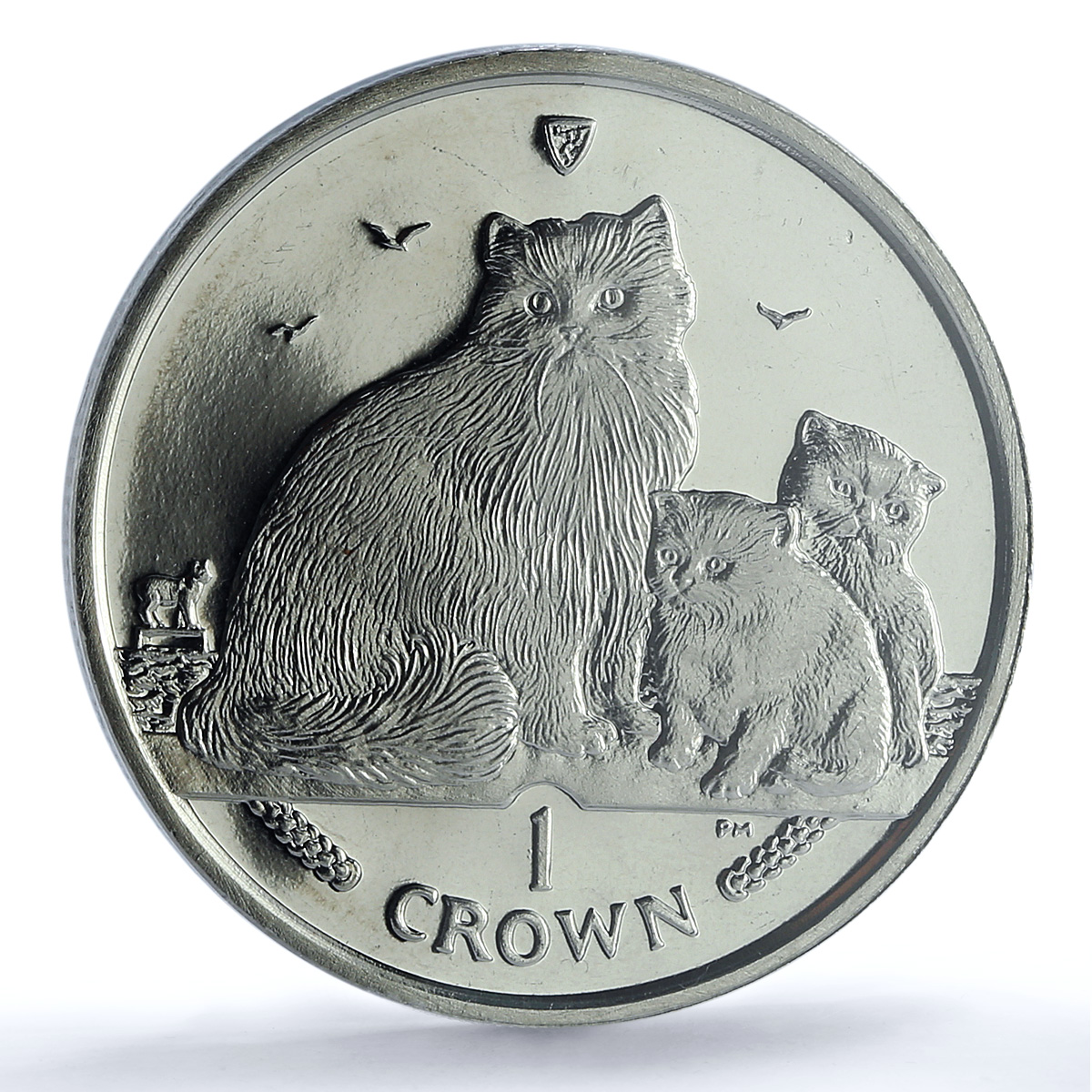 Isle of Man 1 crown Ragdoll Cat KM-1307 Cat Crowns MS 67 PCGS CuNi coin 2007 Isle of Man 1 crown Ragdoll Cat KM-1307 Cat Crowns MS 67 PCGS CuNi coin 2007