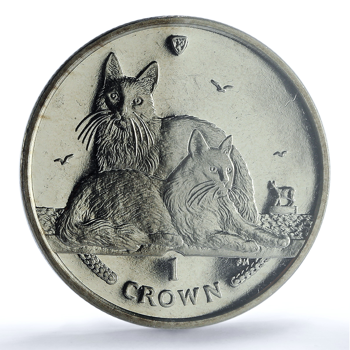 Isle of Man 1 crown Turkish Angora KM-1439 Cat Crowns MS 65 PCGS CuNi coin 2011 Isle of Man 1 crown Turkish Angora KM-1439 Cat Crowns MS 65 PCGS CuNi coin 2011