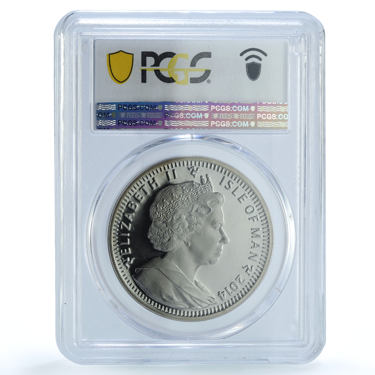 Isle of Man 1 crown Snowshoe Cat KM-1558 Cat Crowns MS 67 PCGS CuNi coin 2014