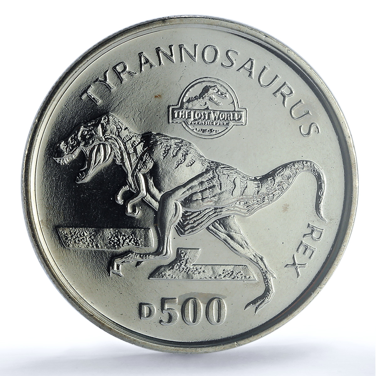 Bosnia 500 dinara Tyrannosaurus Rex KM-4 Dinosaurs MS 64 PCGS CuNi coin 1997