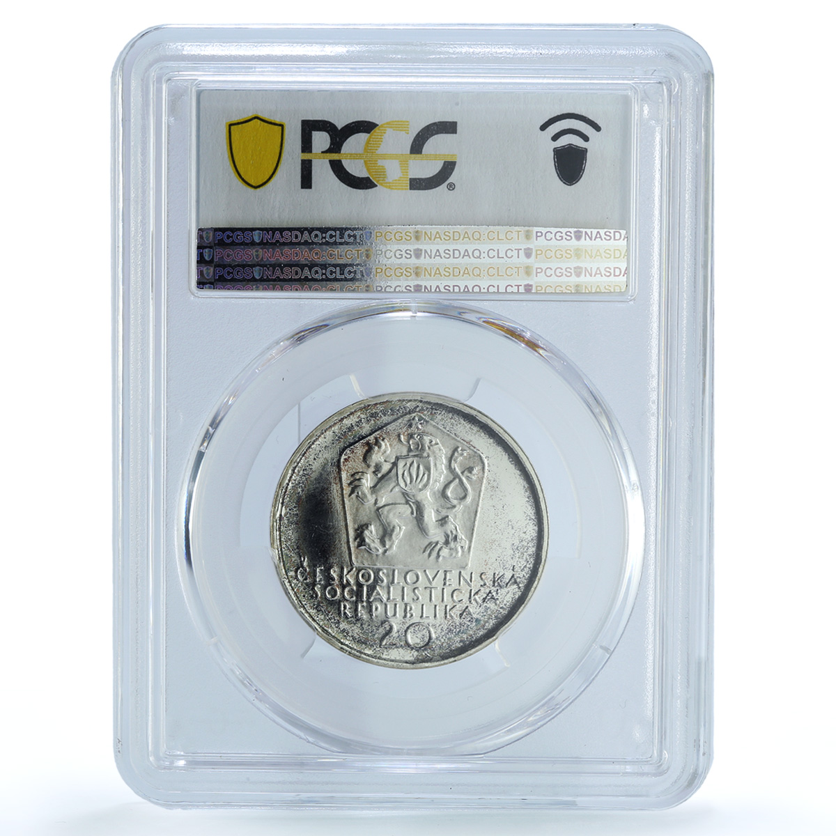 Czechoslovakia 20 korun Sladkovic KM-76 Literature PR 67 PCGS silver coin 1972 Czechoslovakia 20 korun Sladkovic KM-76 Literature PR 67 PCGS silver coin 1972