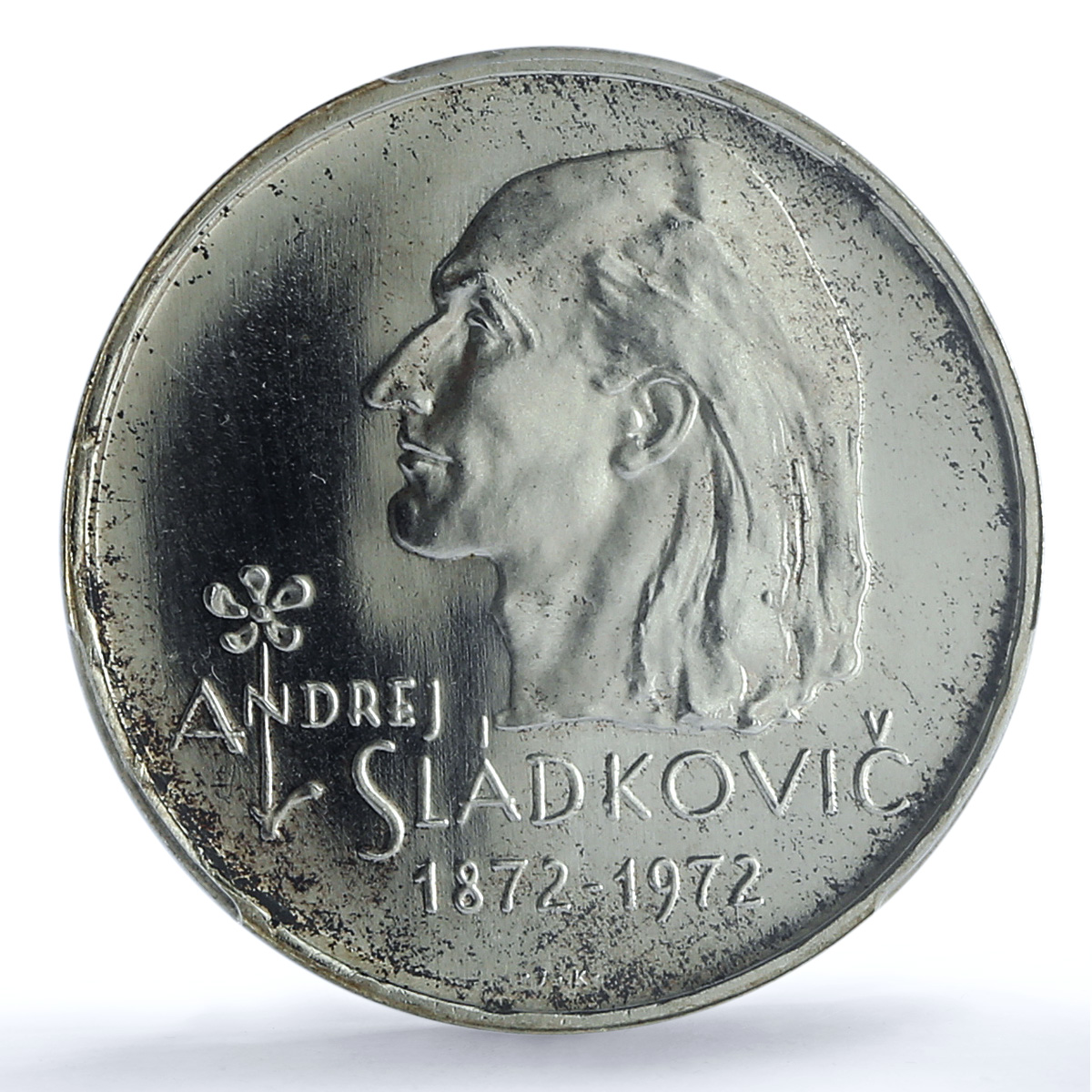 Czechoslovakia 20 korun Sladkovic KM-76 Literature PR 67 PCGS silver coin 1972 Czechoslovakia 20 korun Sladkovic KM-76 Literature PR 67 PCGS silver coin 1972