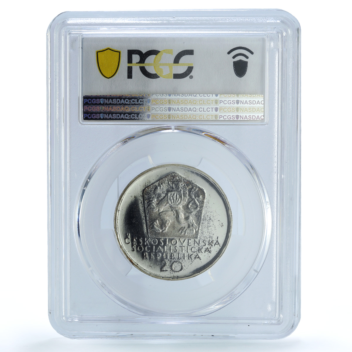 Czechoslovakia 20 korun Sladkovic KM-76 Literature PR 68 PCGS silver coin 1972 Czechoslovakia 20 korun Sladkovic KM-76 Literature PR 68 PCGS silver coin 1972
