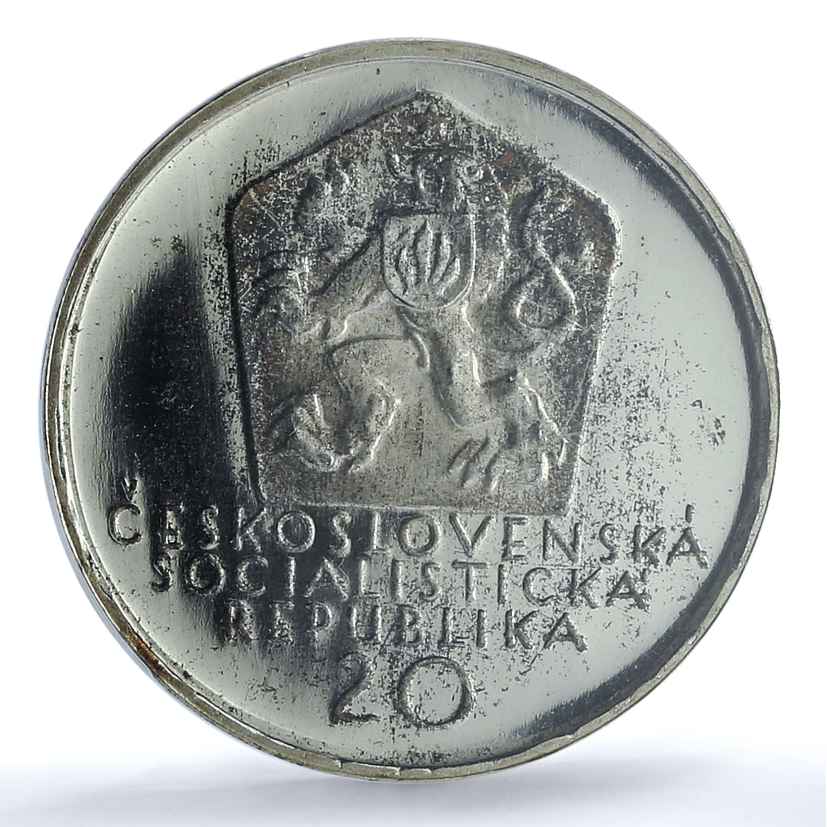Czechoslovakia 20 korun Sladkovic KM-76 Literature PR 68 PCGS silver coin 1972 Czechoslovakia 20 korun Sladkovic KM-76 Literature PR 68 PCGS silver coin 1972