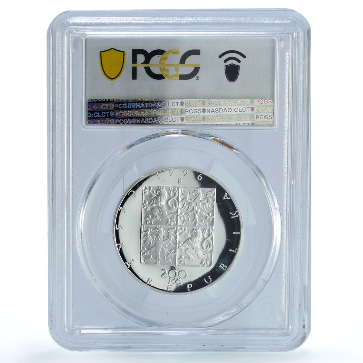 Czech Rep. 200 korun Philarmonic KM-22 Architecture PR 70 PCGS silver coin 1996 Czech Rep. 200 korun Philarmonic KM-22 Architecture PR 70 PCGS silver coin 1996