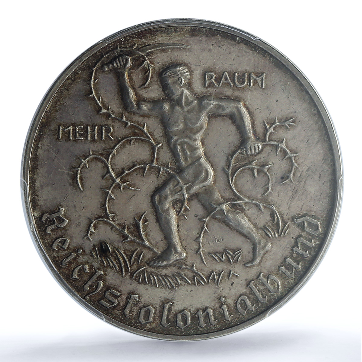 Germany Third Reich Reichskolonialbund Groenegress-1249 MS 61 PCGS Ag medal 1933