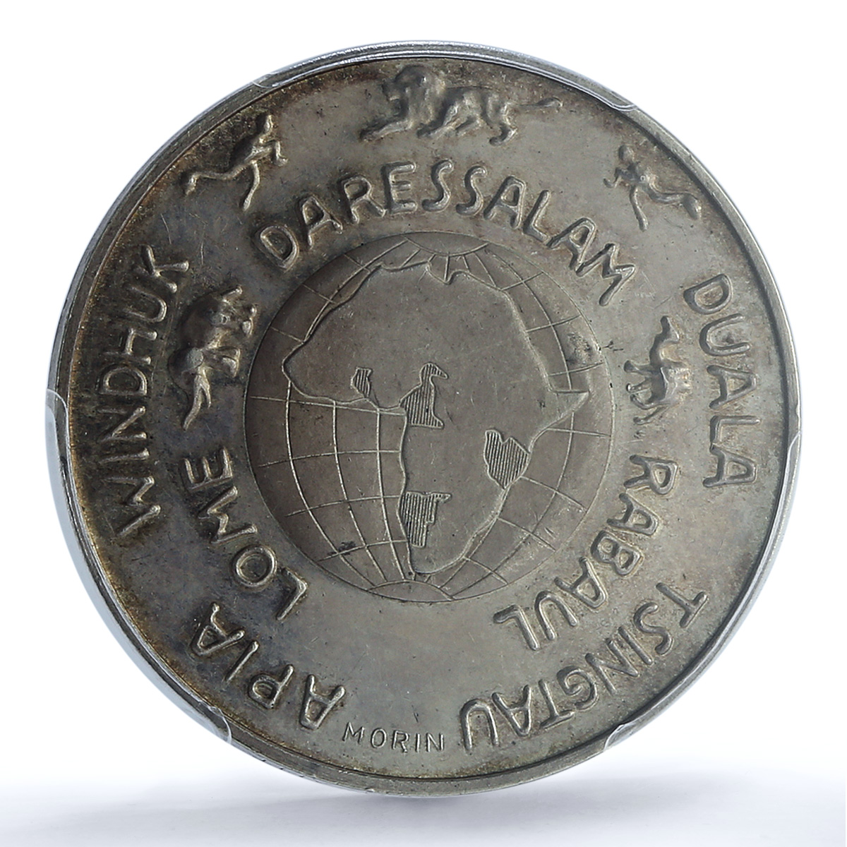 Germany Third Reich Reichskolonialbund Groenegress-1249 MS 61 PCGS Ag medal 1933