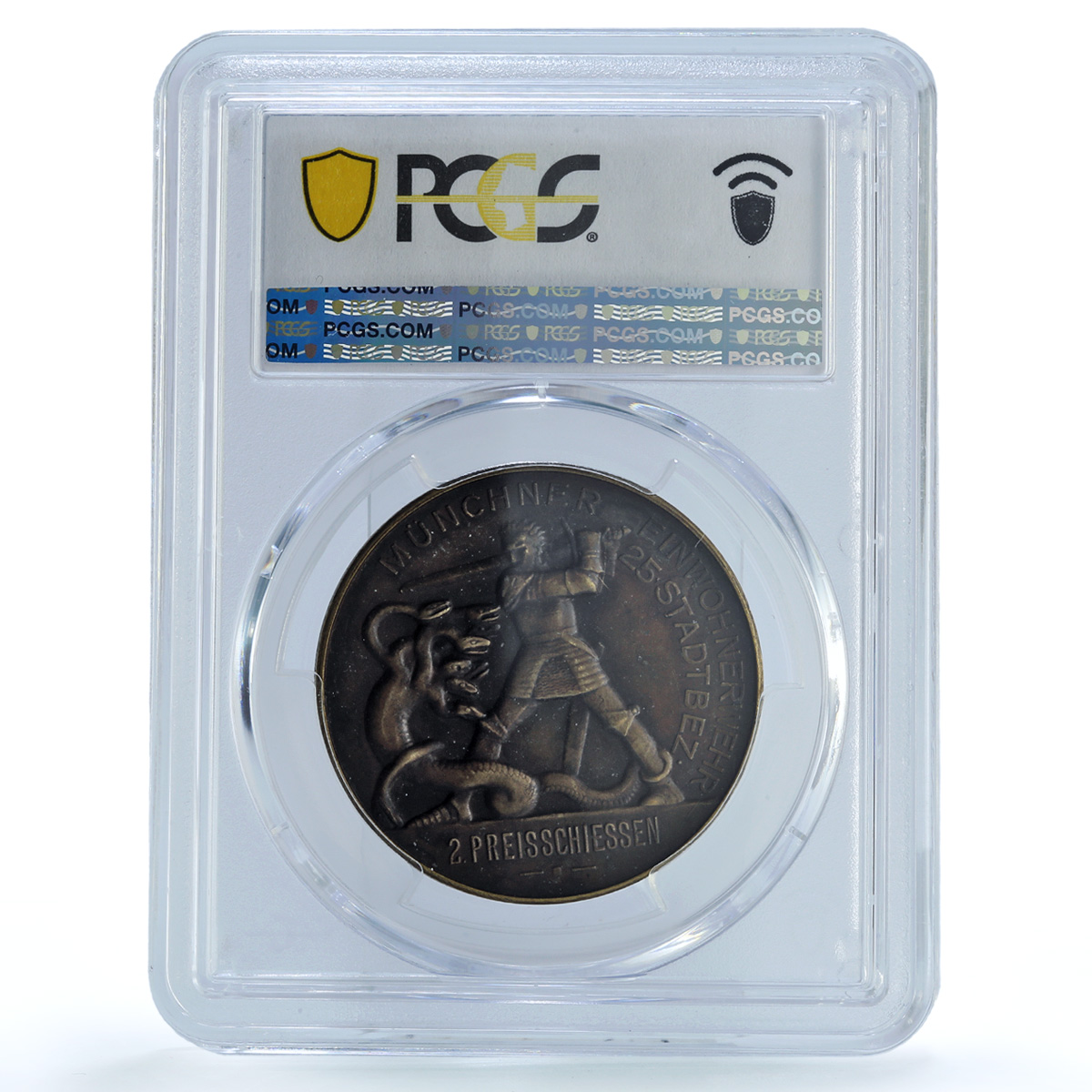 Germany Weimar Shooting 2nd Prize Munchen Munich MS 62 PCGS bronze medal 1920