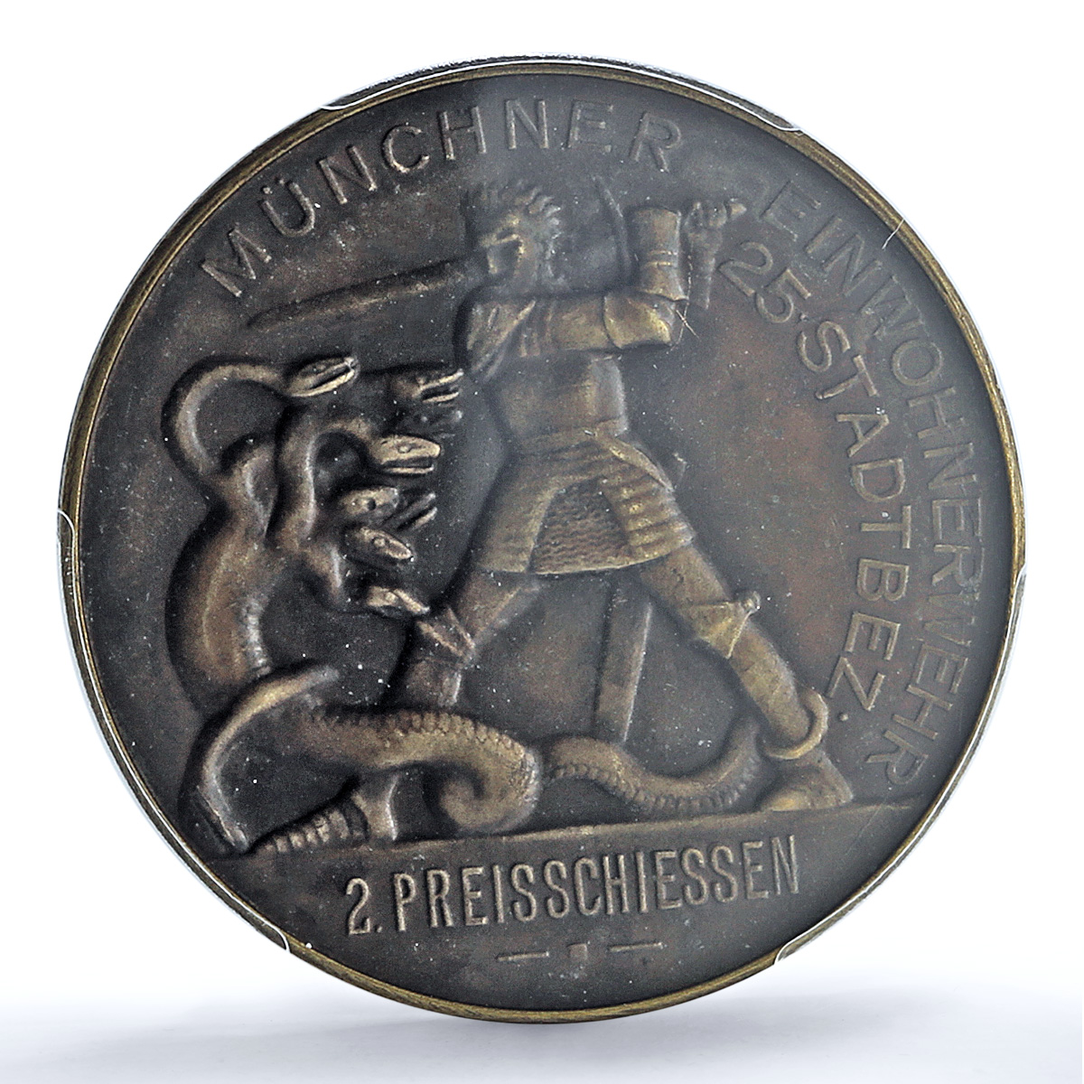 Germany Weimar Shooting 2nd Prize Munchen Munich MS 62 PCGS bronze medal 1920