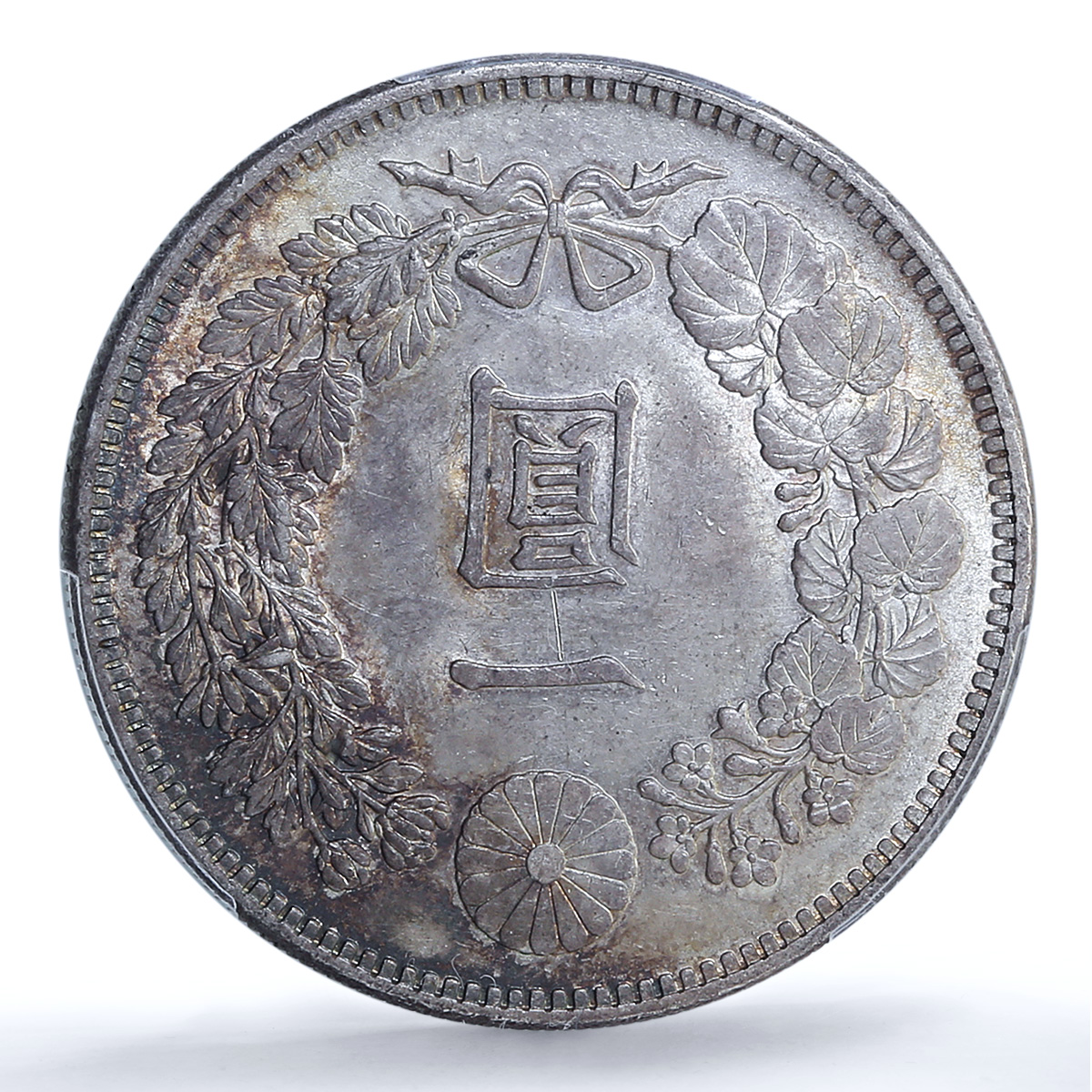 Japan 1 yen Meiji Dragon JNDA 01-10 Y#A25.1 MS 62 PCGS silver coin 1880 Japan 1 yen Meiji Dragon JNDA 01-10 Y#A25.1 MS 62 PCGS silver coin 1880