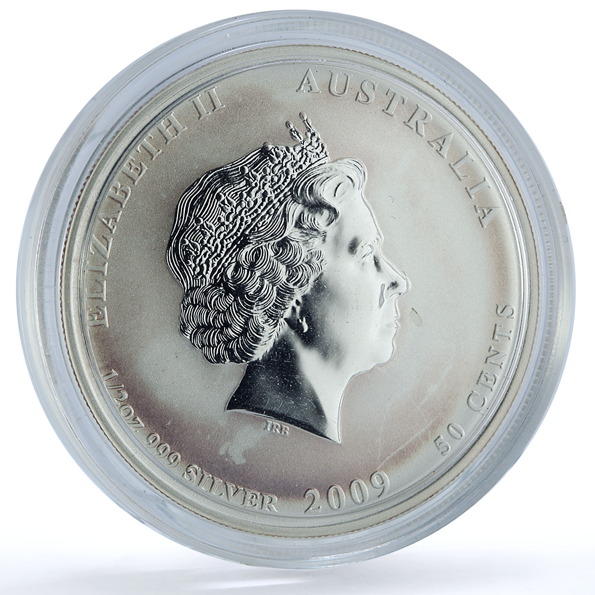 Australia 50 cents Year of the Ox KM-1750 Lunar Series 2 Bull silver coin 2009 Australia 50 cents Year of the Ox KM-1750 Lunar Series 2 Bull silver coin 2009